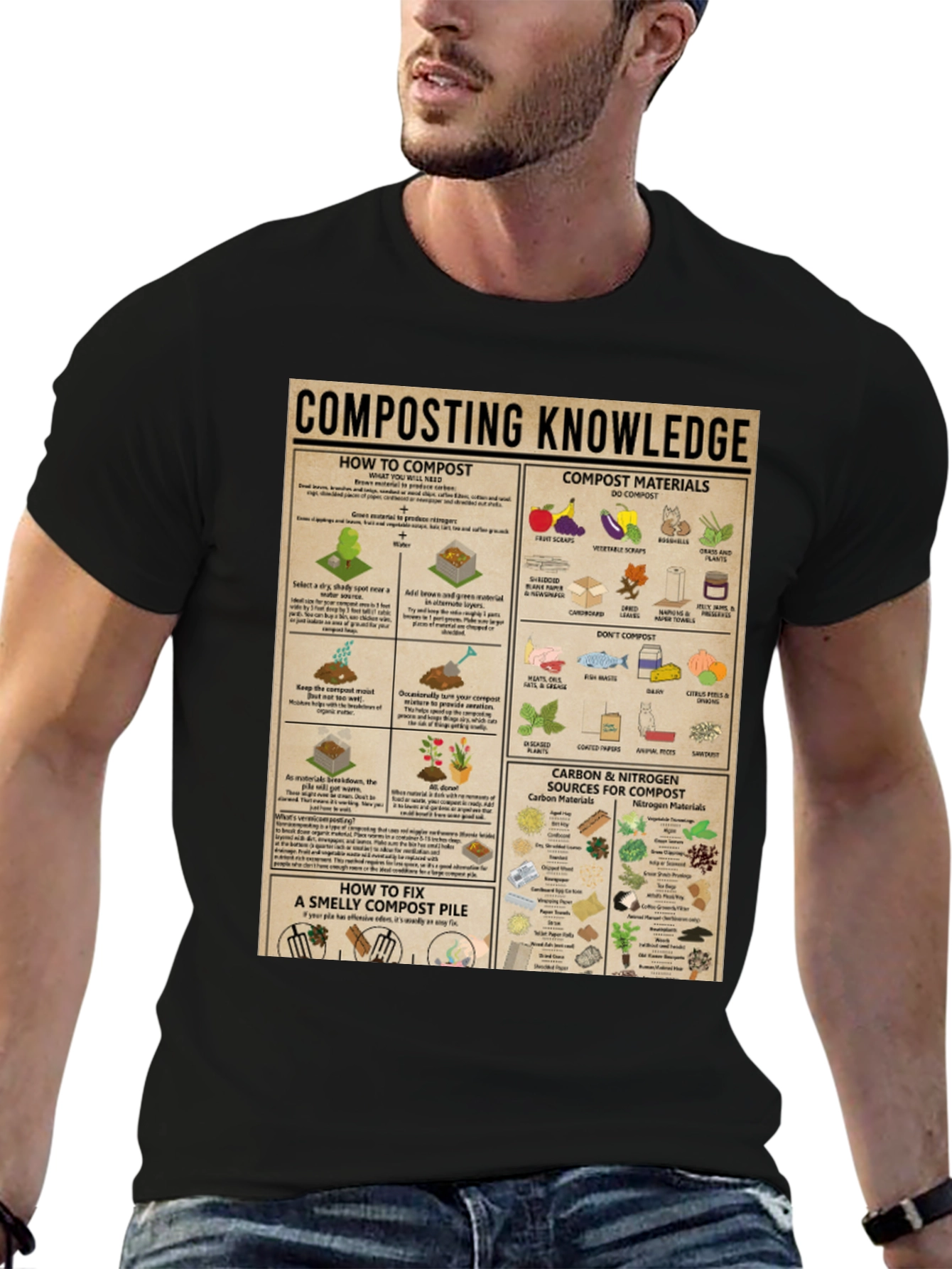 Composting Knowledge Graphic Tee