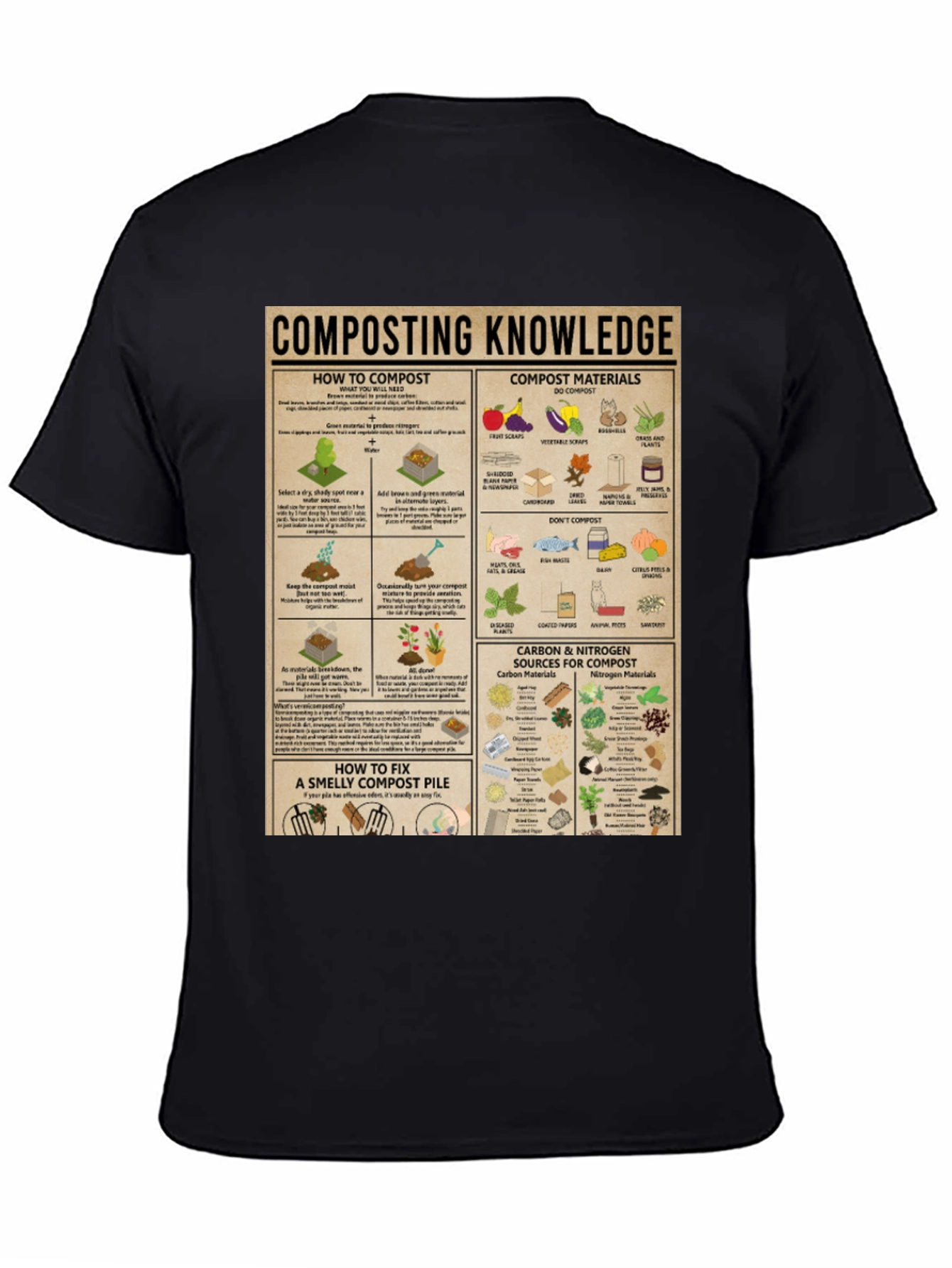 Composting Knowledge Graphic Tee