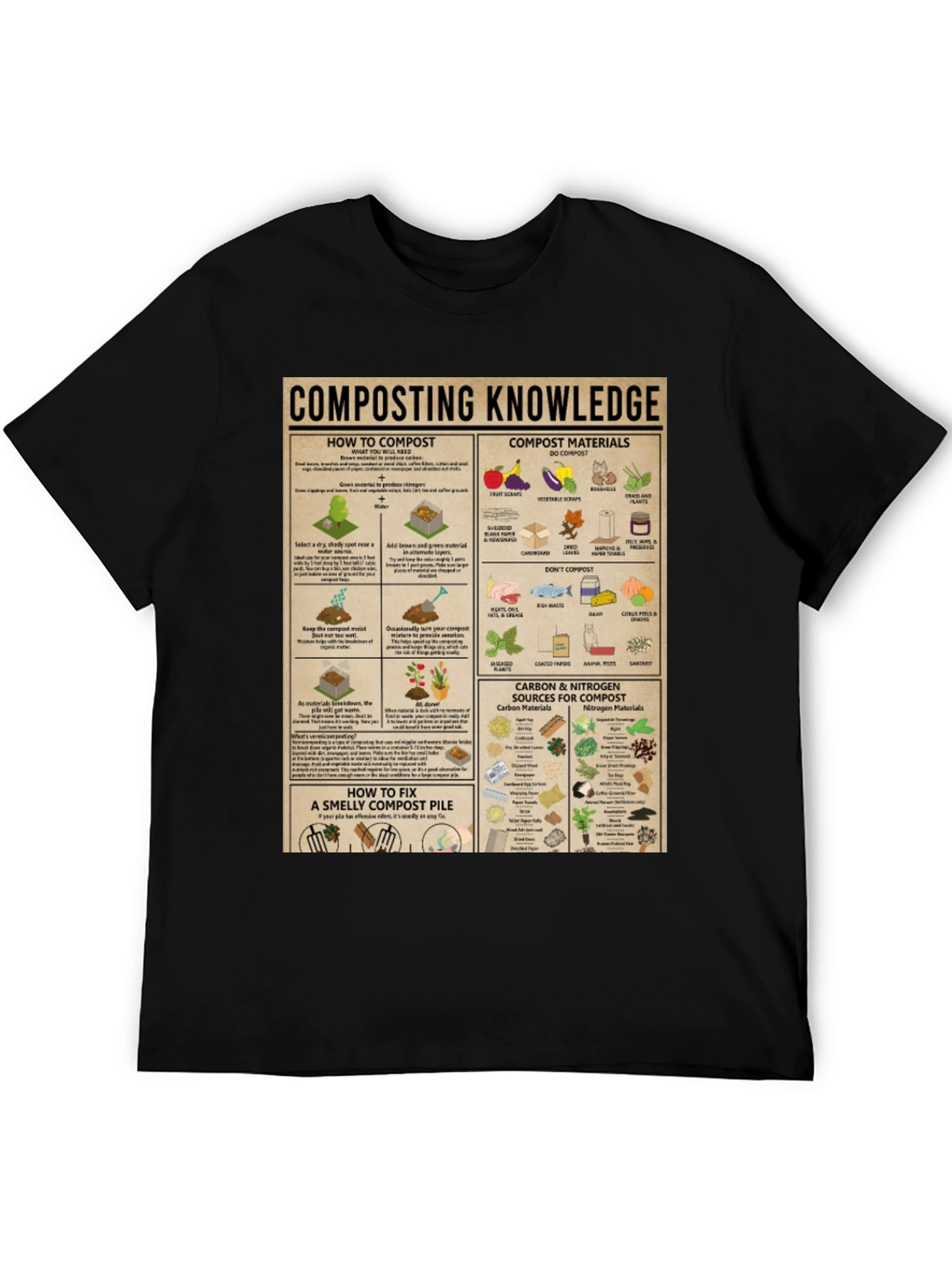 Composting Knowledge Graphic Tee