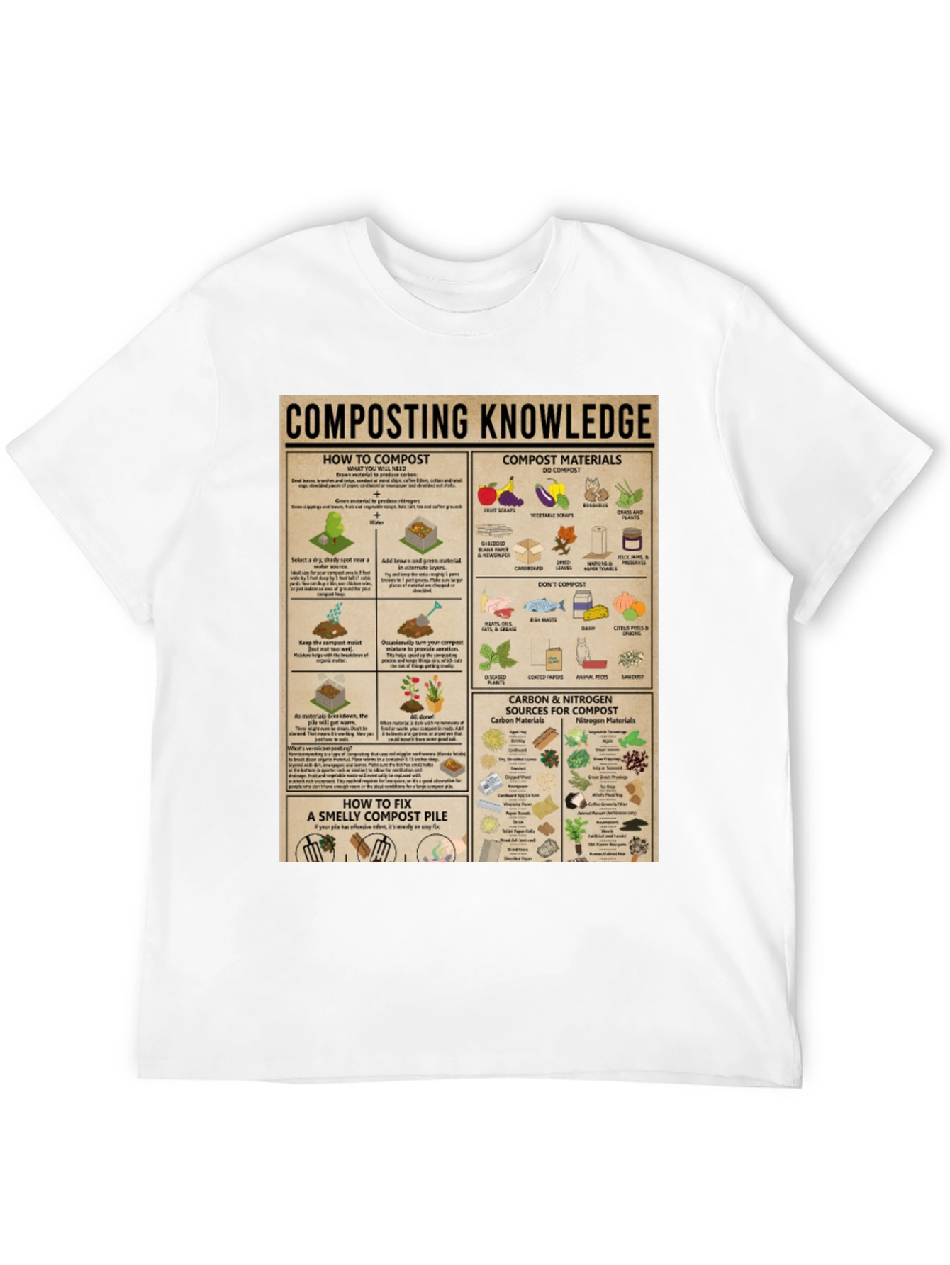 Composting Knowledge Graphic Tee