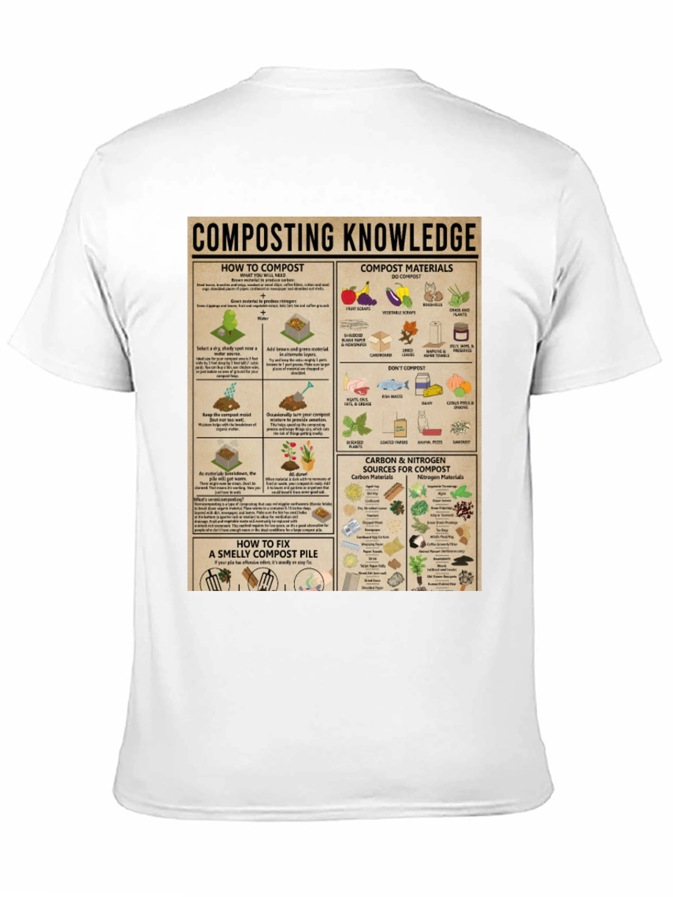 Composting Knowledge Graphic Tee