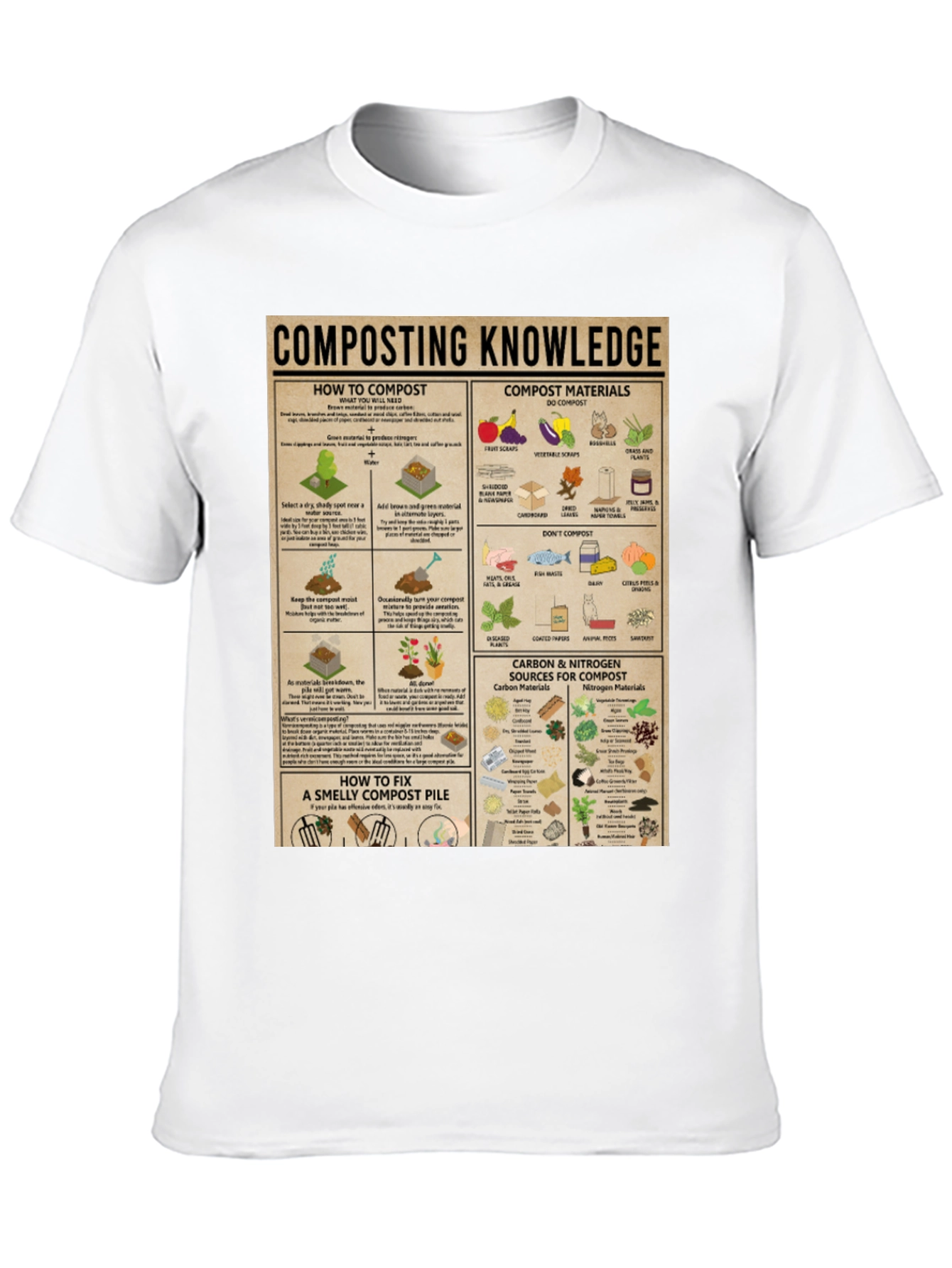 Composting Knowledge Graphic Tee