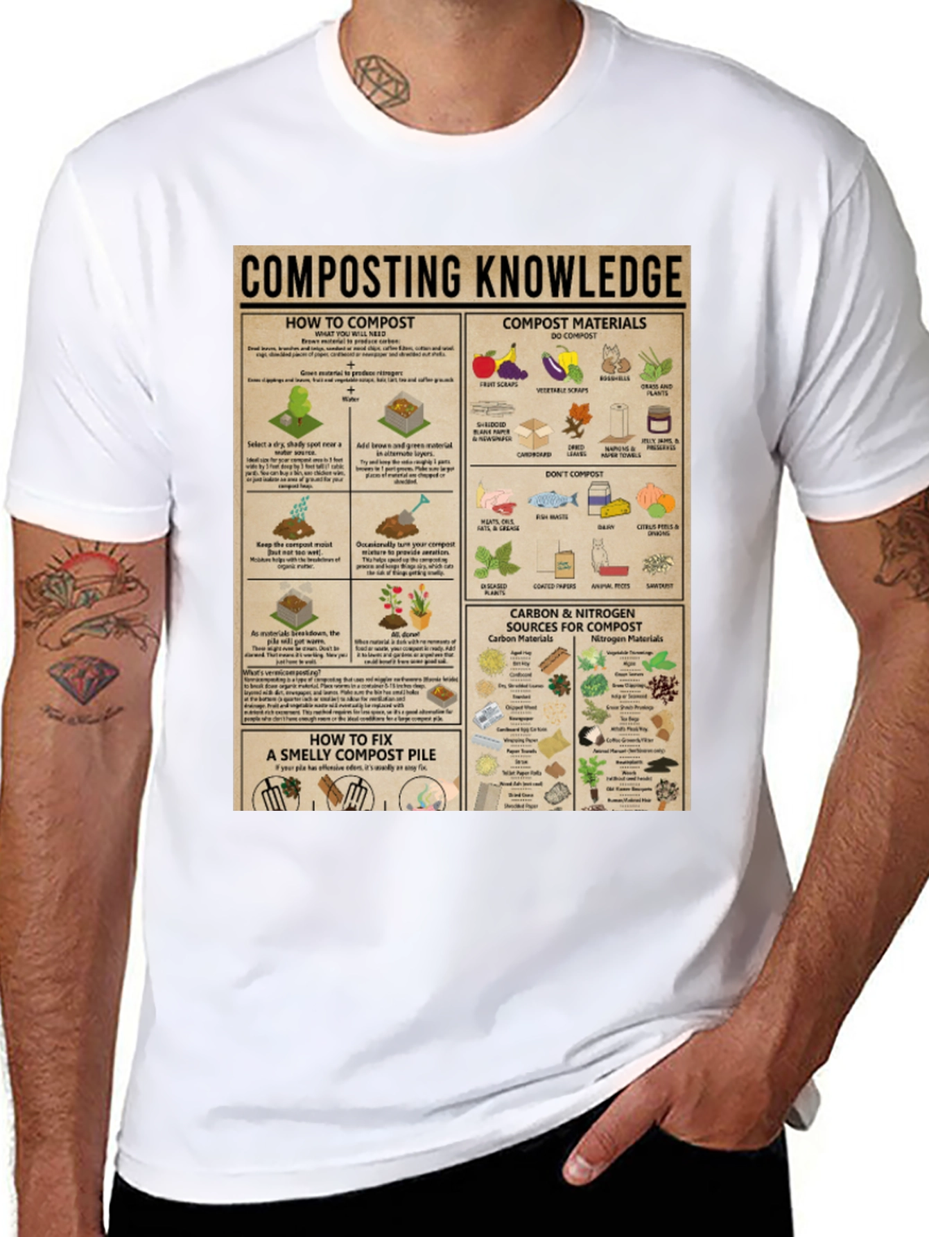 Composting Knowledge Graphic Tee