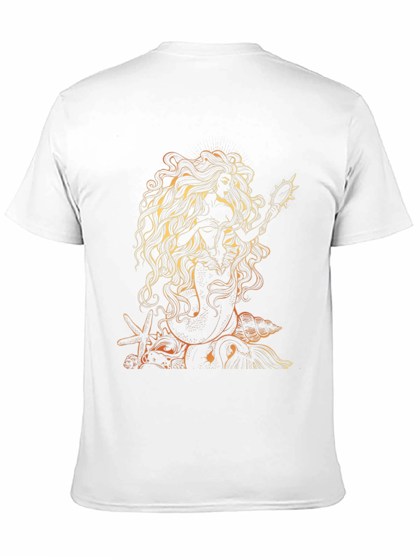 Mermaid Graphic Tee - Black