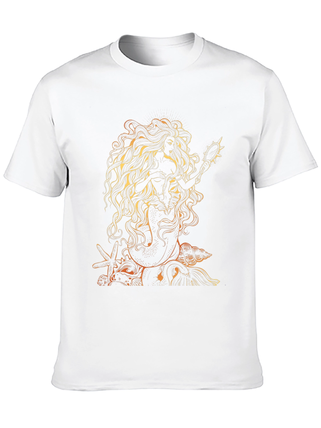 Mermaid Graphic Tee - Black