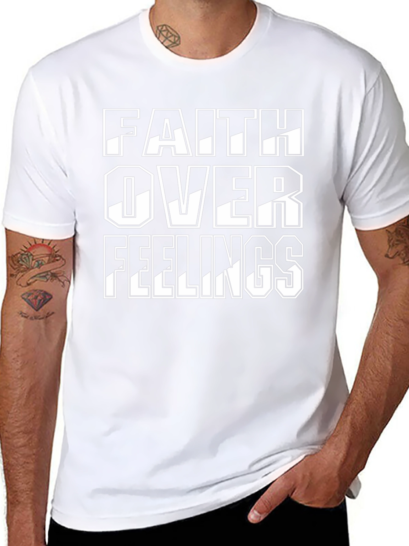 Faith Over Feelings Graphic Tee