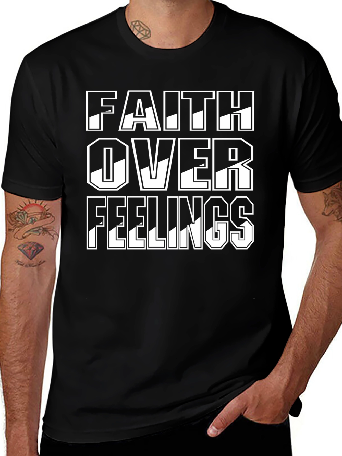 Faith Over Feelings Graphic Tee