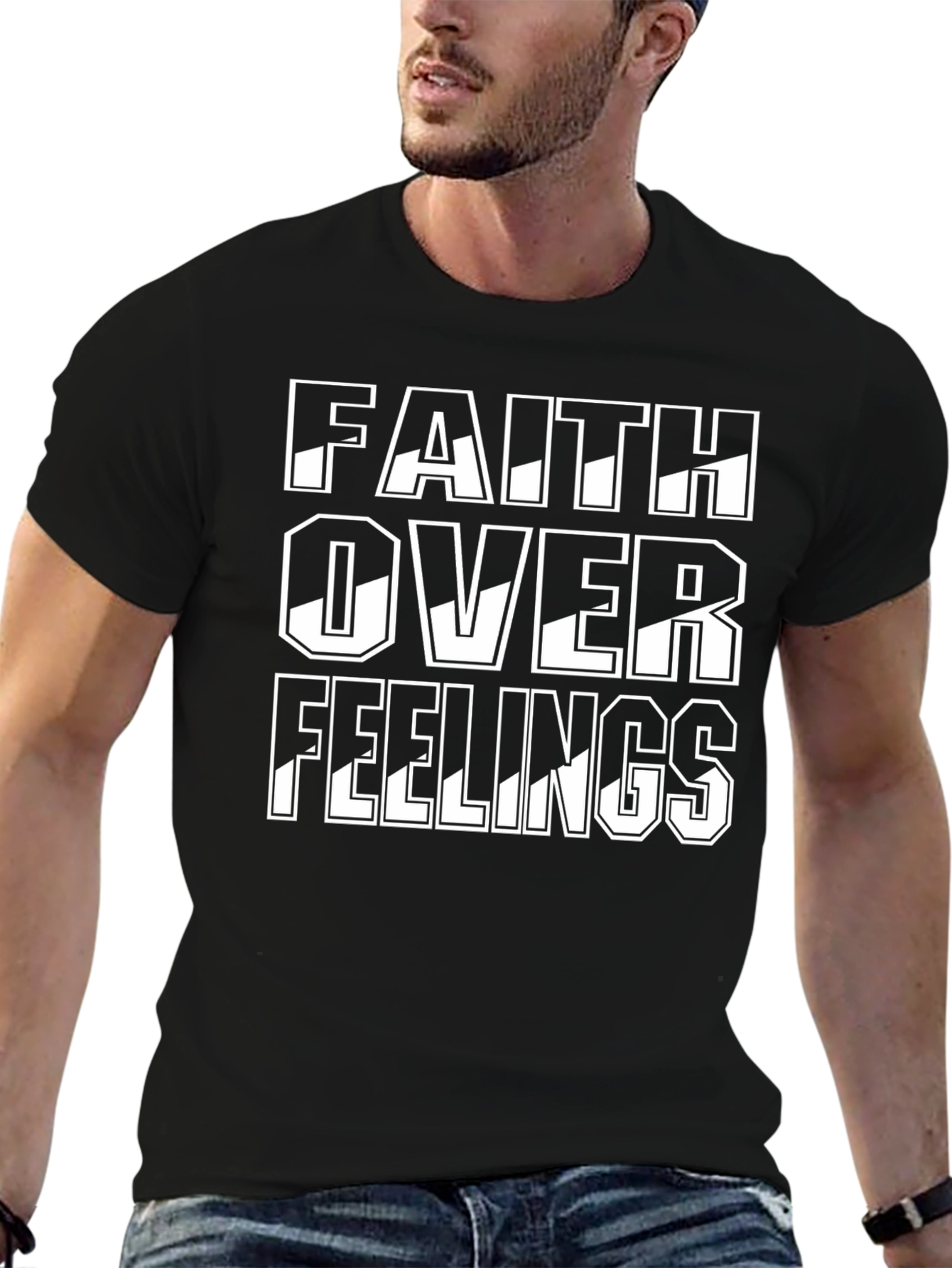 Faith Over Feelings Graphic Tee