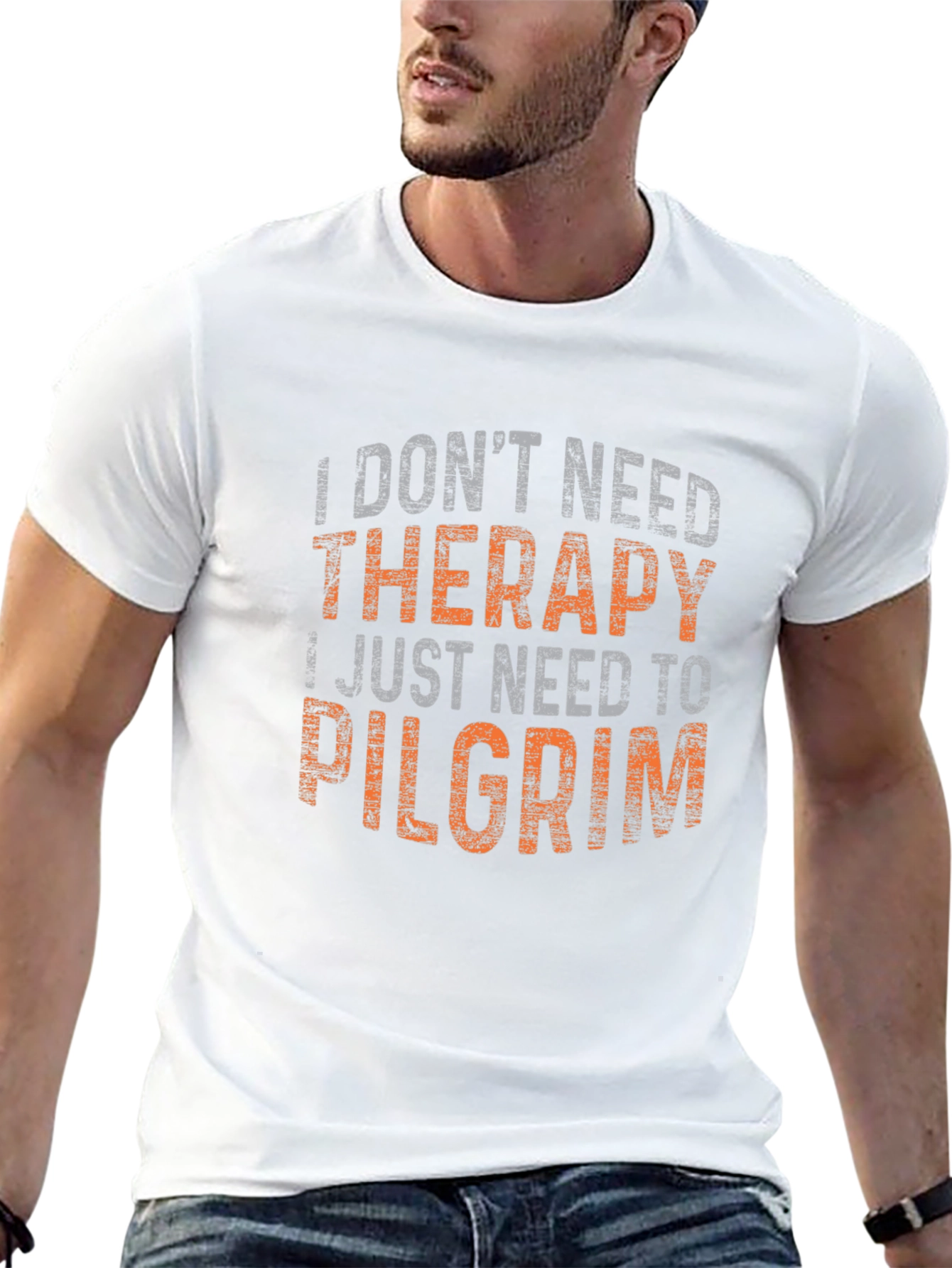 Funny Pilgrim T-Shirt: I Dont Need Therapy