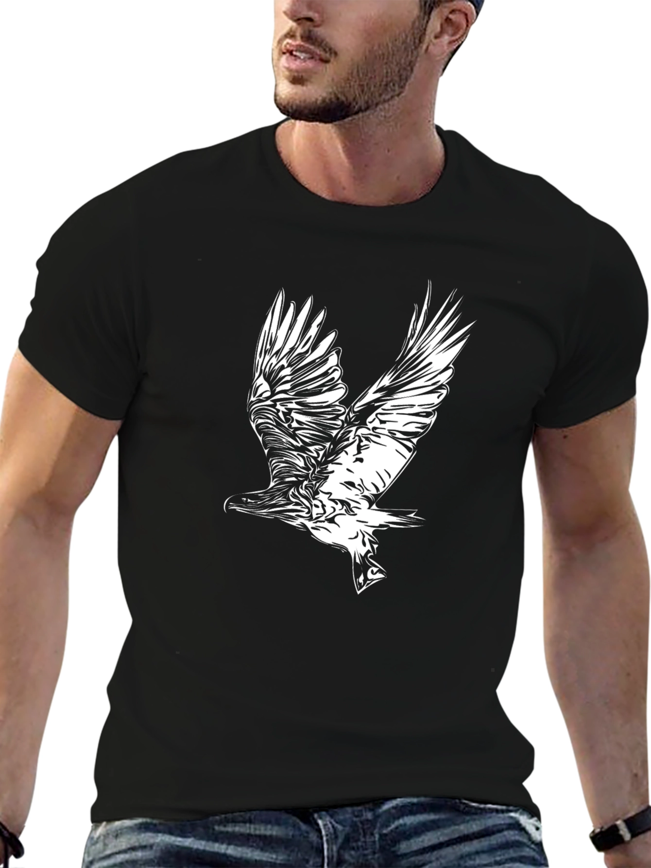 Black Eagle Graphic T-Shirt