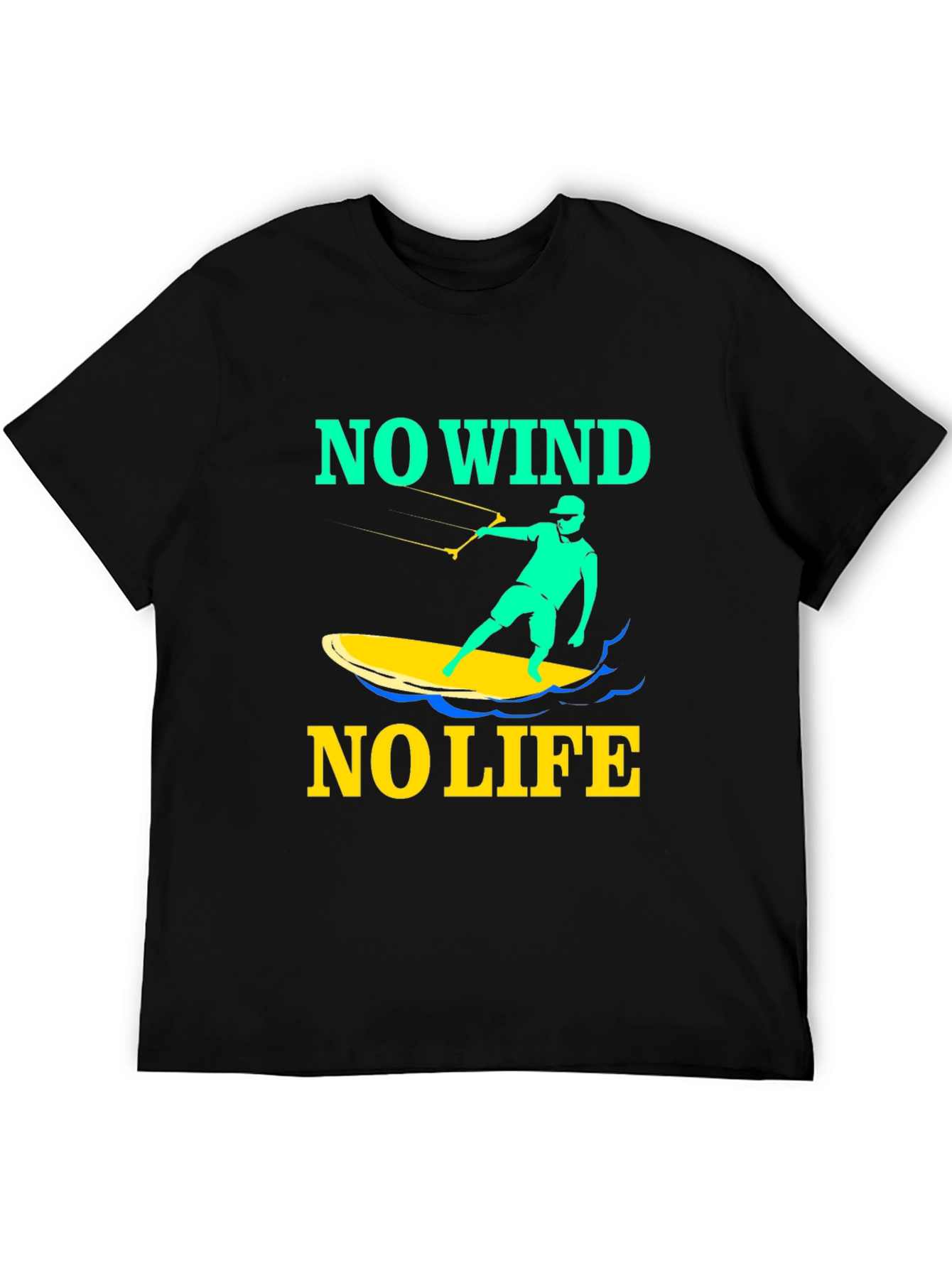 No Wind No Life Surfing T-Shirt