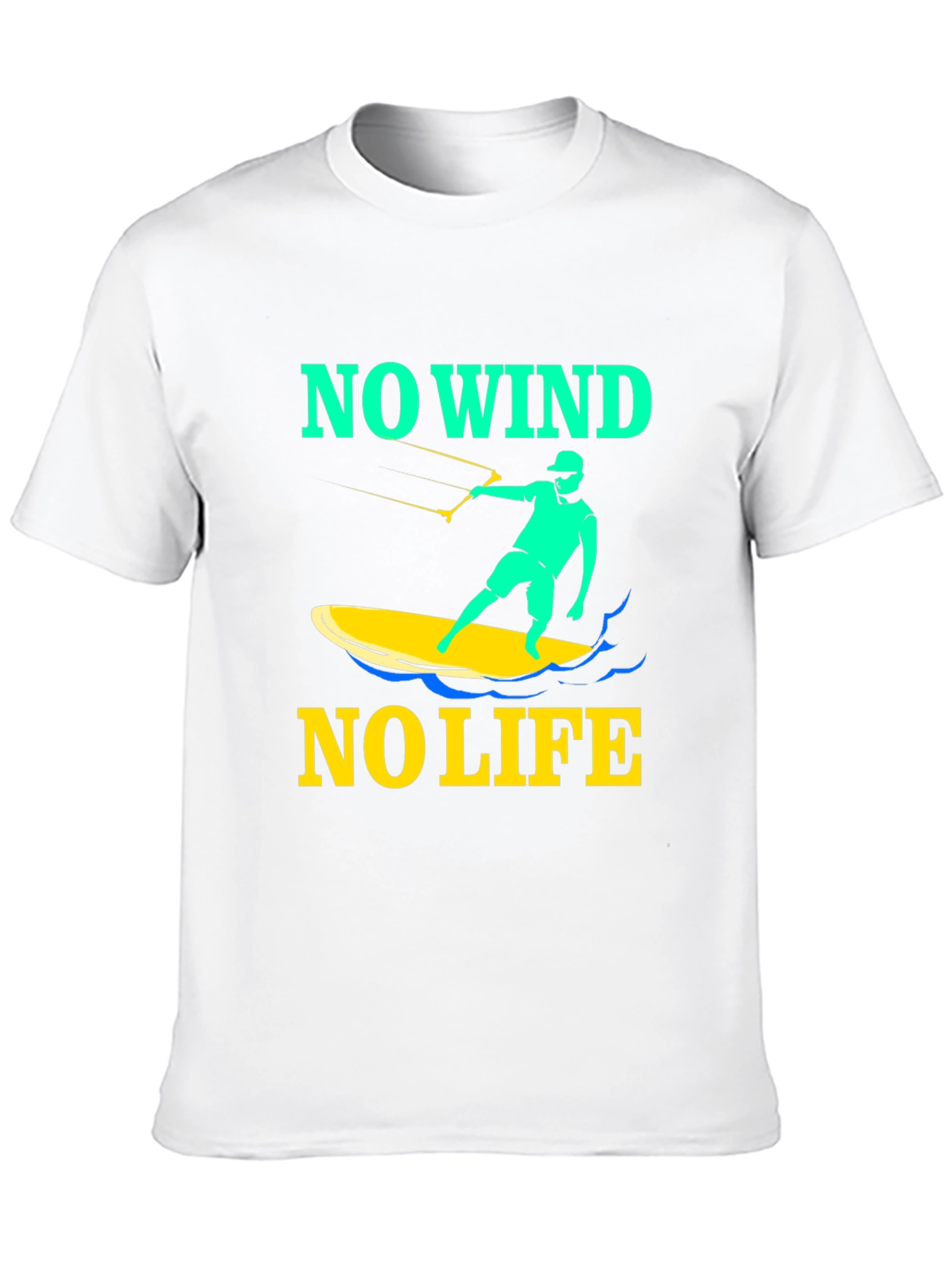 No Wind No Life Surfing T-Shirt