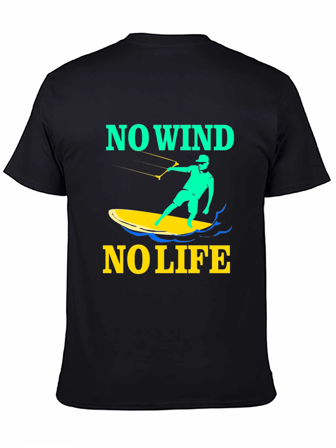 No Wind No Life Surfing T-Shirt