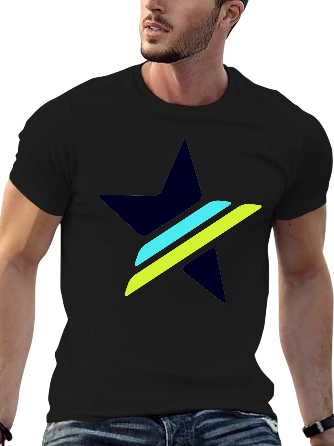 Stylish Star Graphic T-Shirt - Modern Design