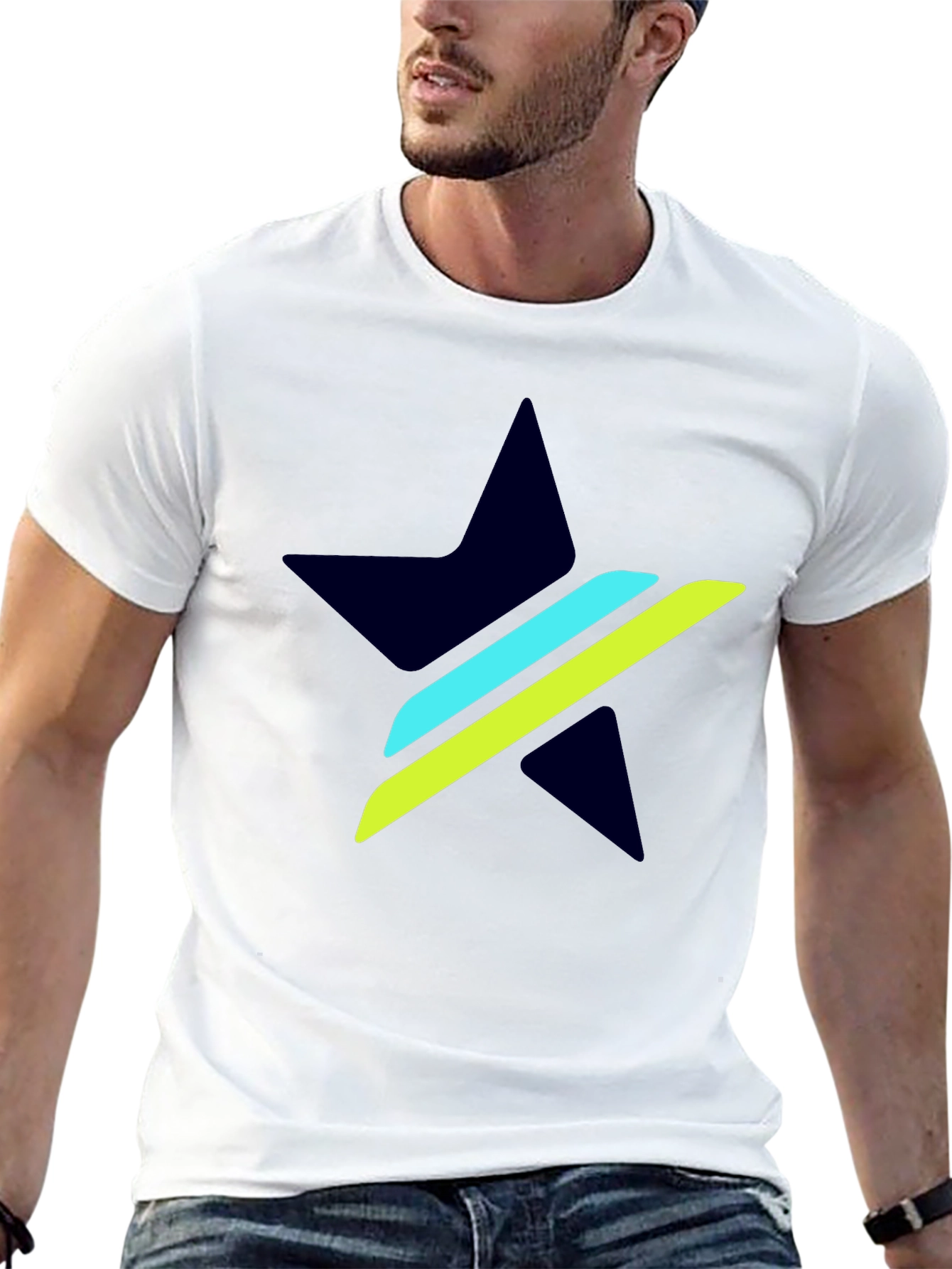 Stylish Star Graphic T-Shirt - Modern Design
