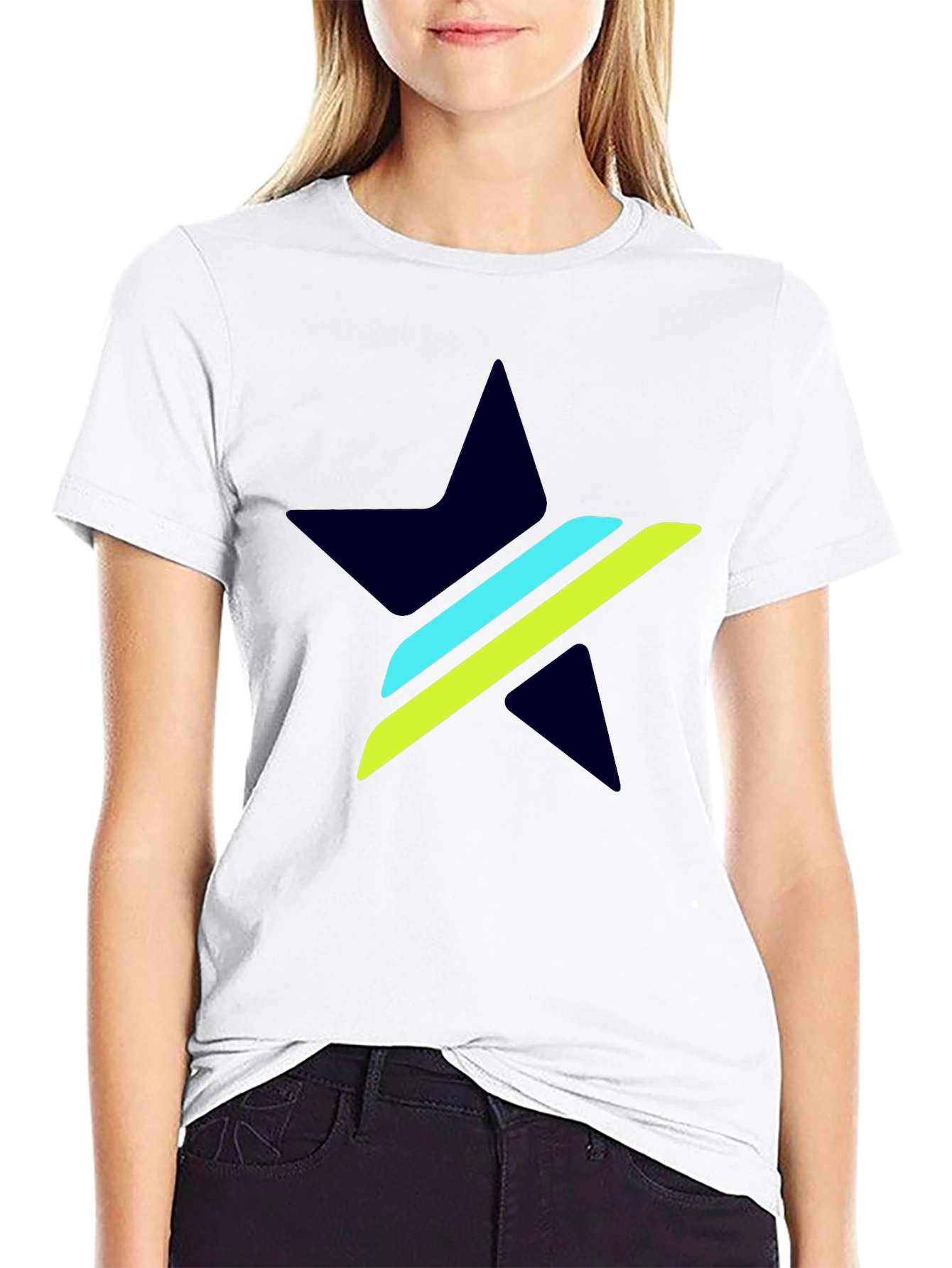 Stylish Star Graphic T-Shirt - Modern Design