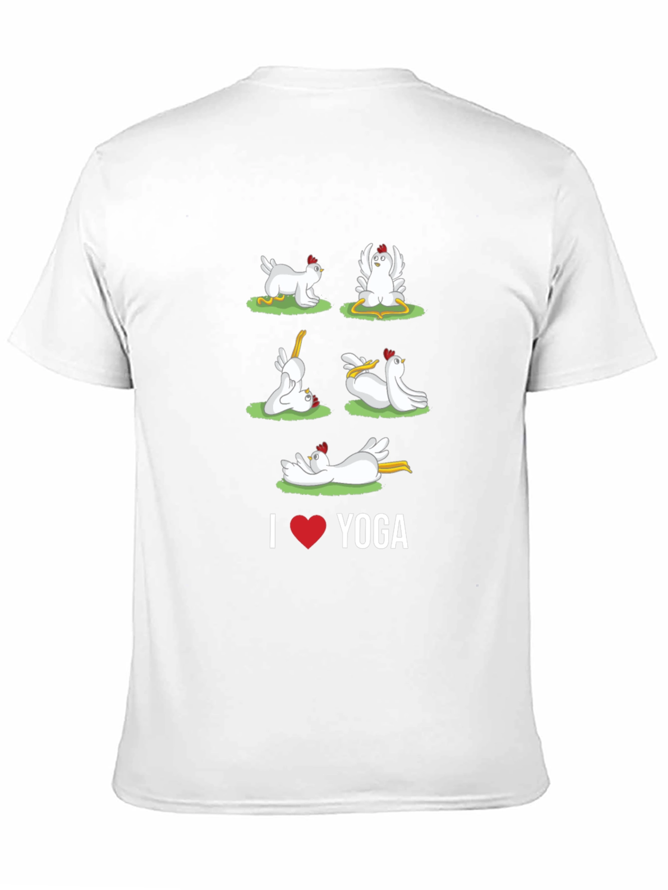 Chicken Yoga T-Shirt - Funny Animal Tee