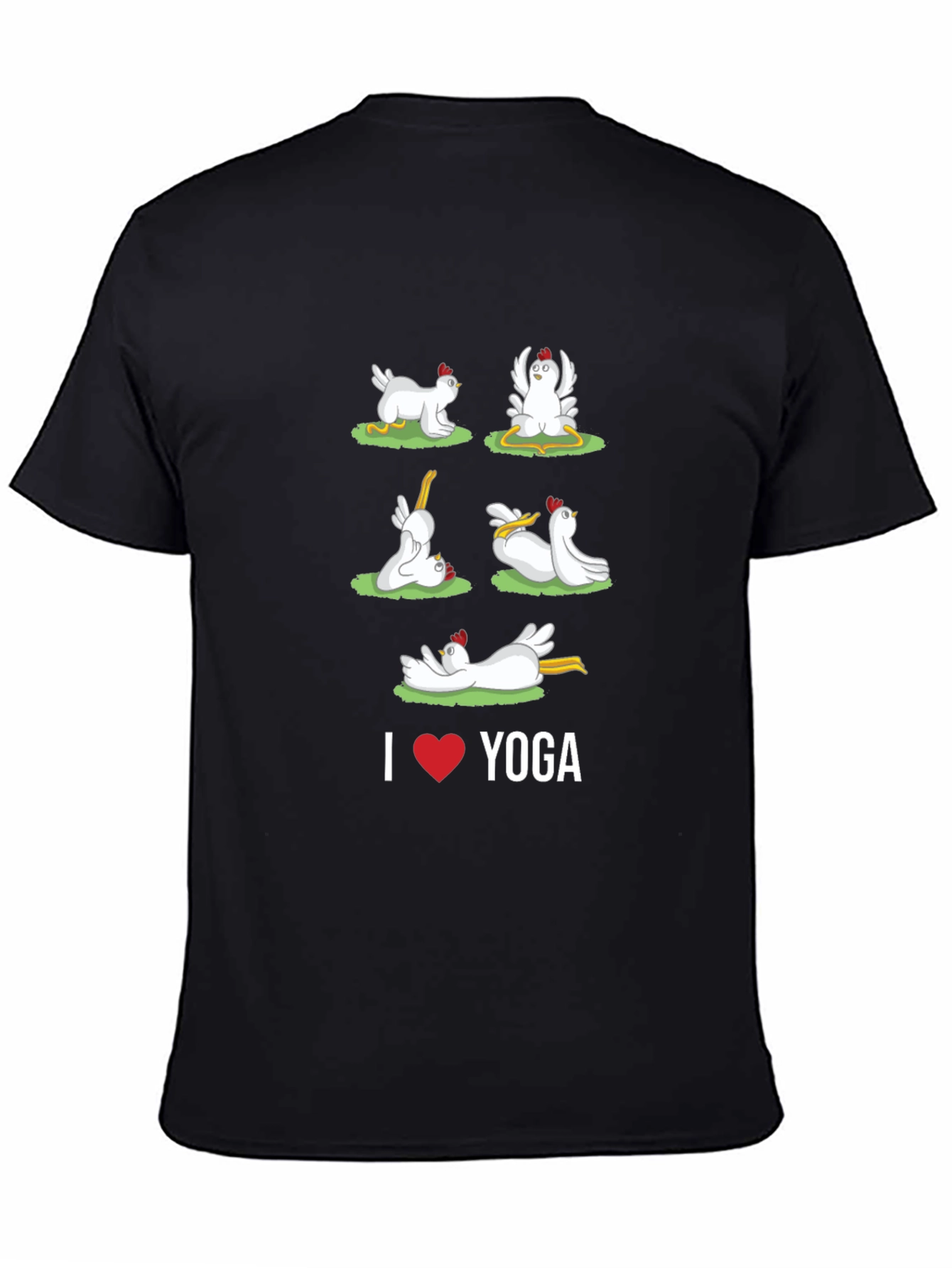 Chicken Yoga T-Shirt - Funny Animal Tee