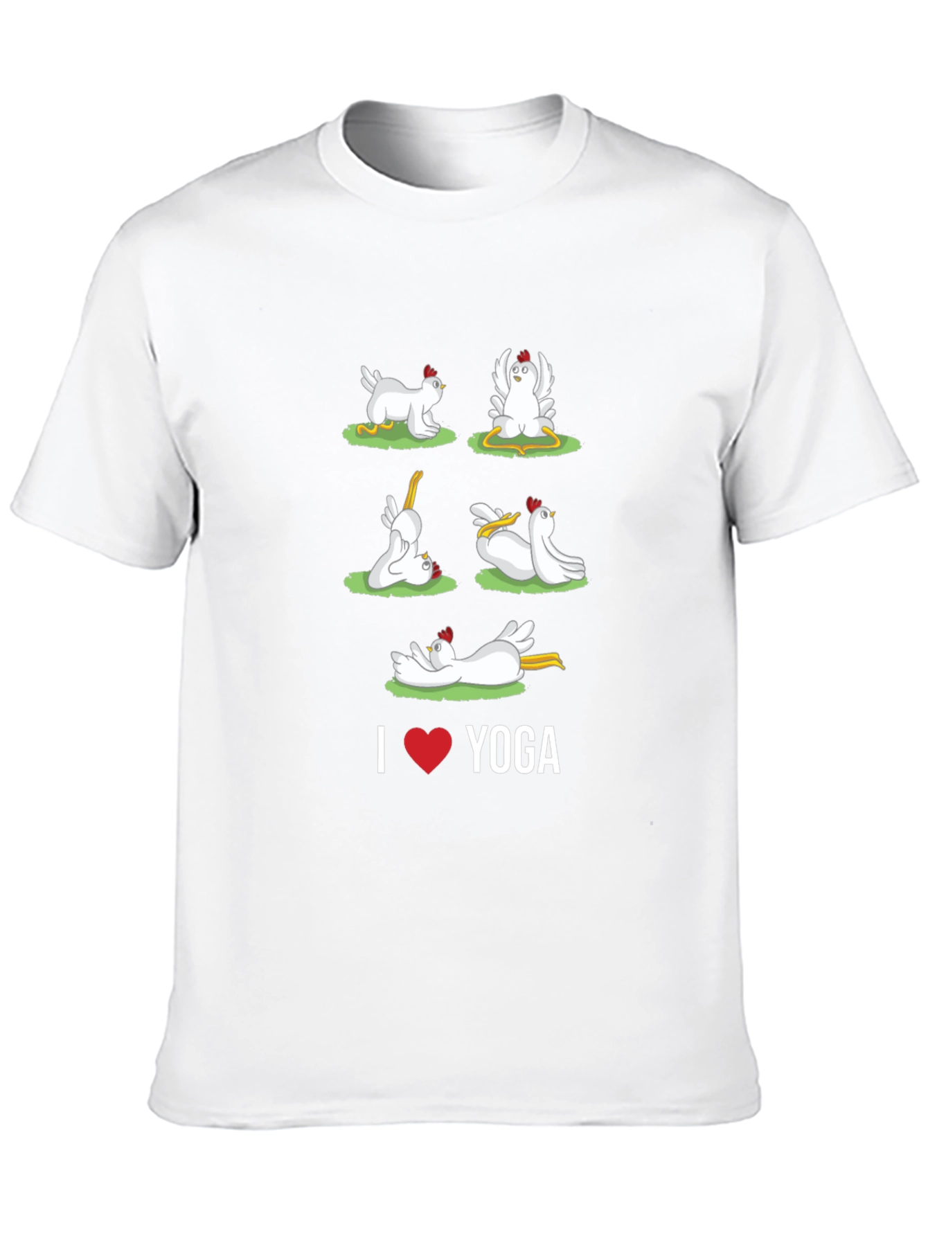 Chicken Yoga T-Shirt - Funny Animal Tee
