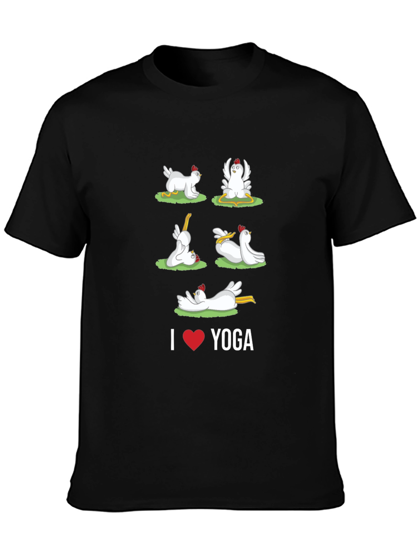 Chicken Yoga T-Shirt - Funny Animal Tee