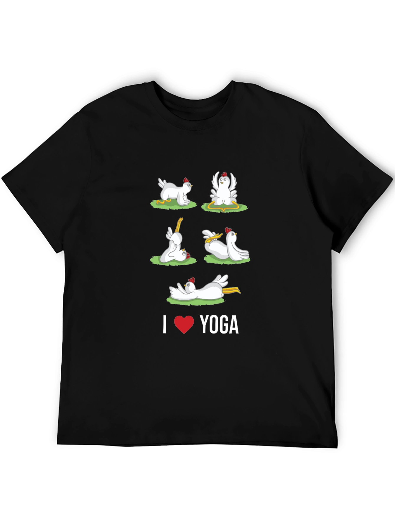 Chicken Yoga T-Shirt - Funny Animal Tee