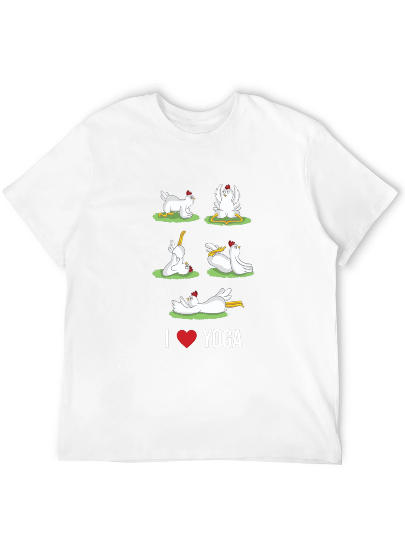 Chicken Yoga T-Shirt - Funny Animal Tee
