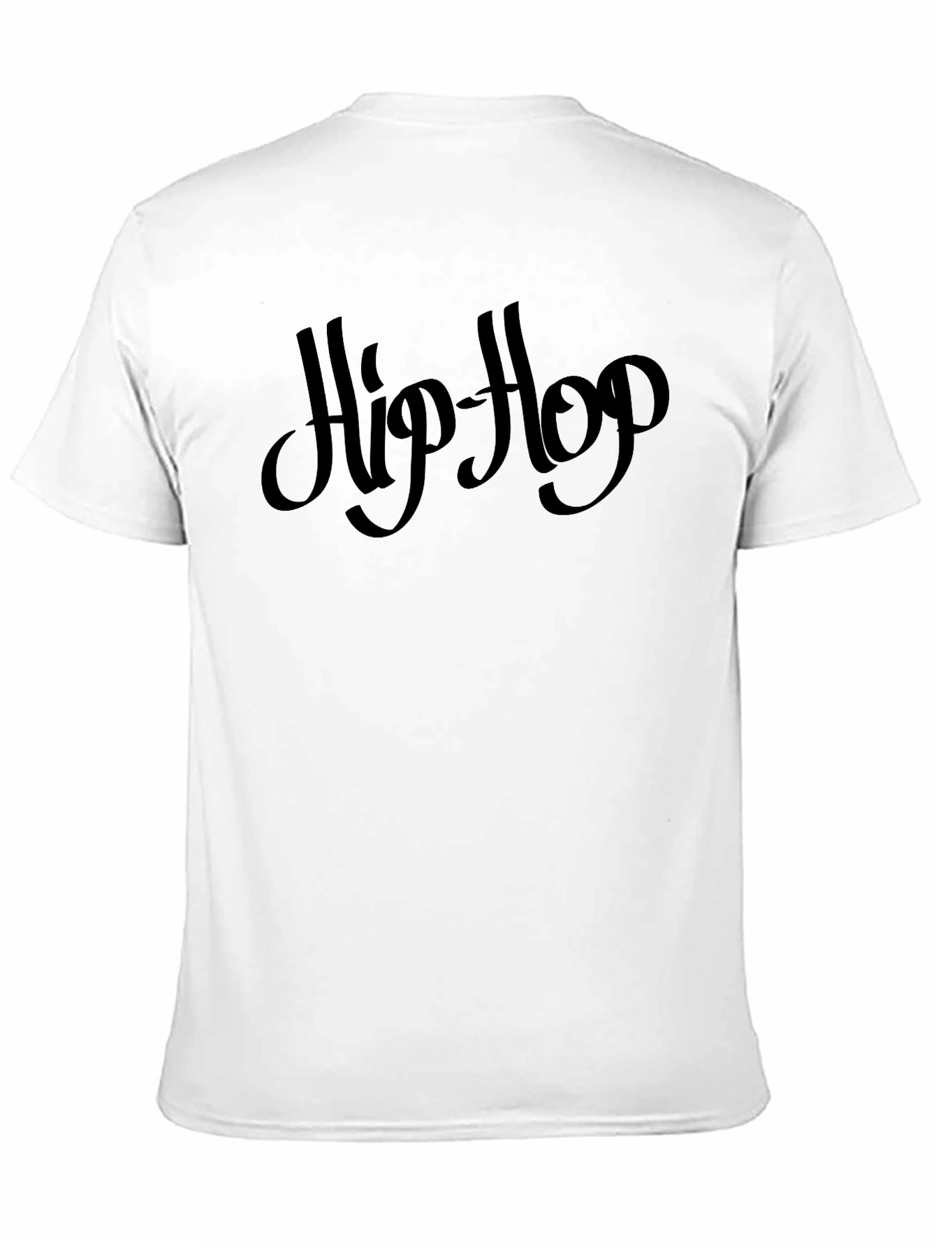 Hip Hop Graphic Tee - Mens Black T-Shirt