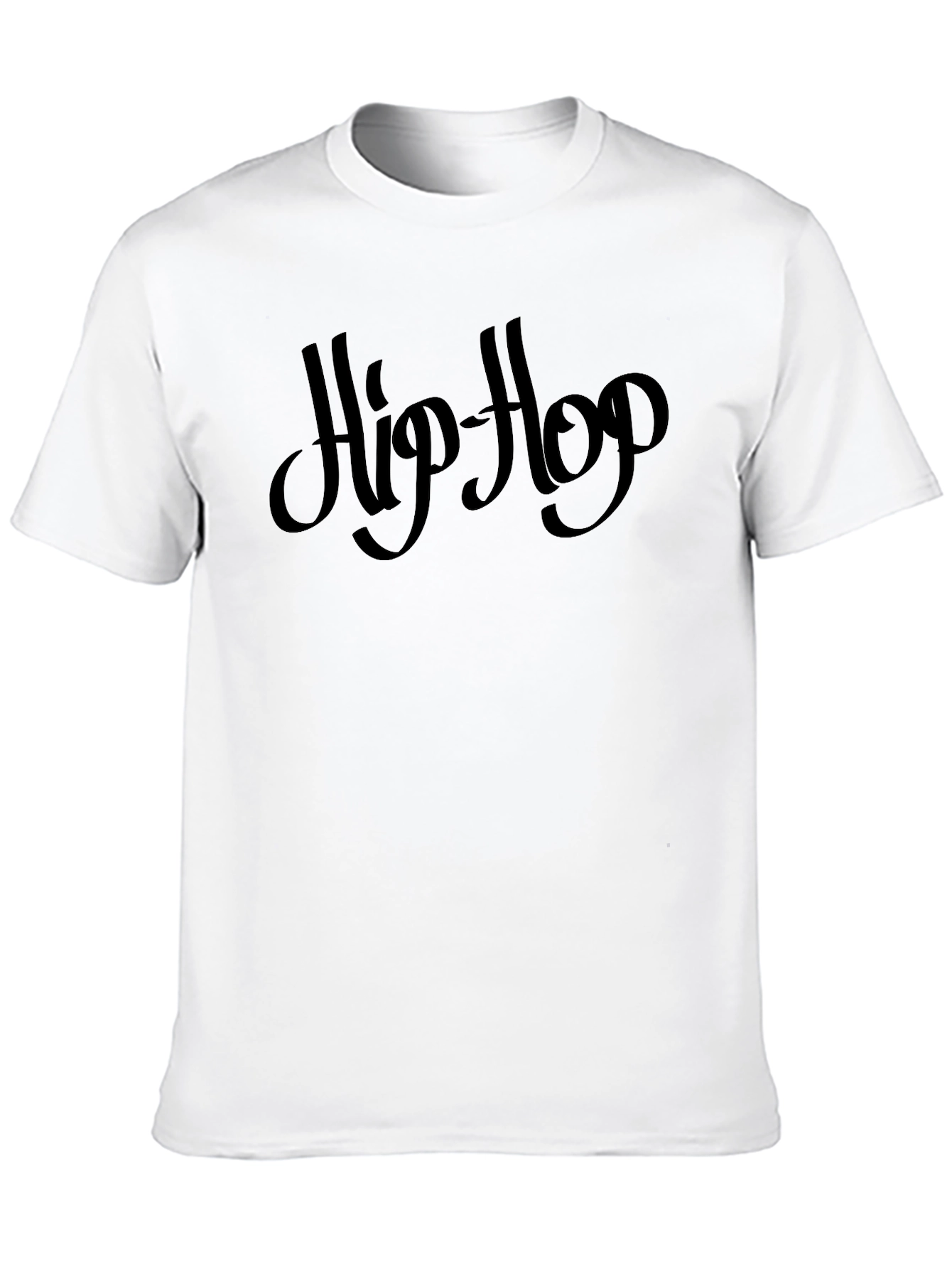 Hip Hop Graphic Tee - Mens Black T-Shirt