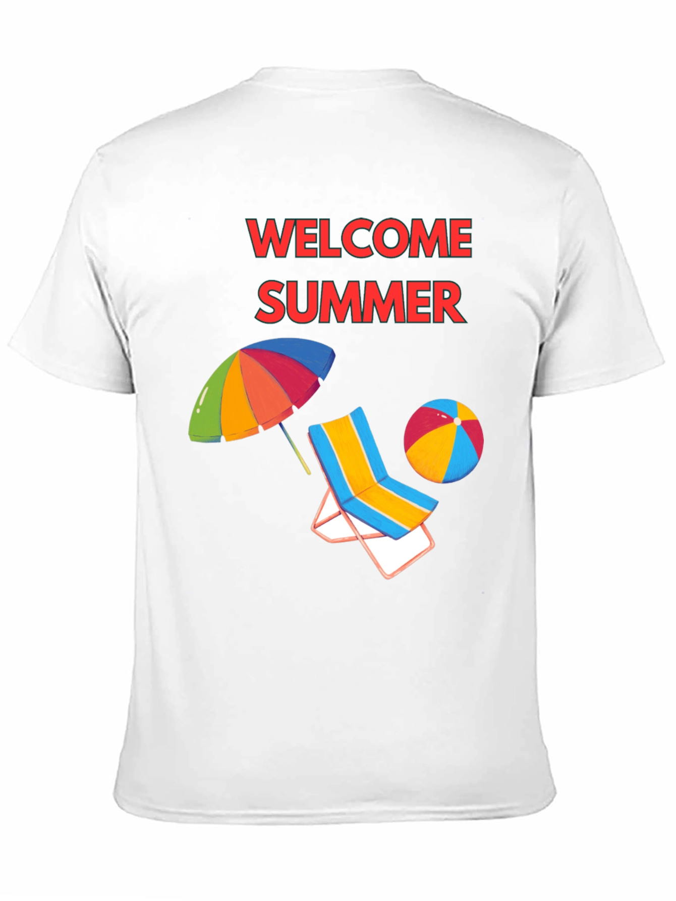 Welcome Summer Black T-Shirt