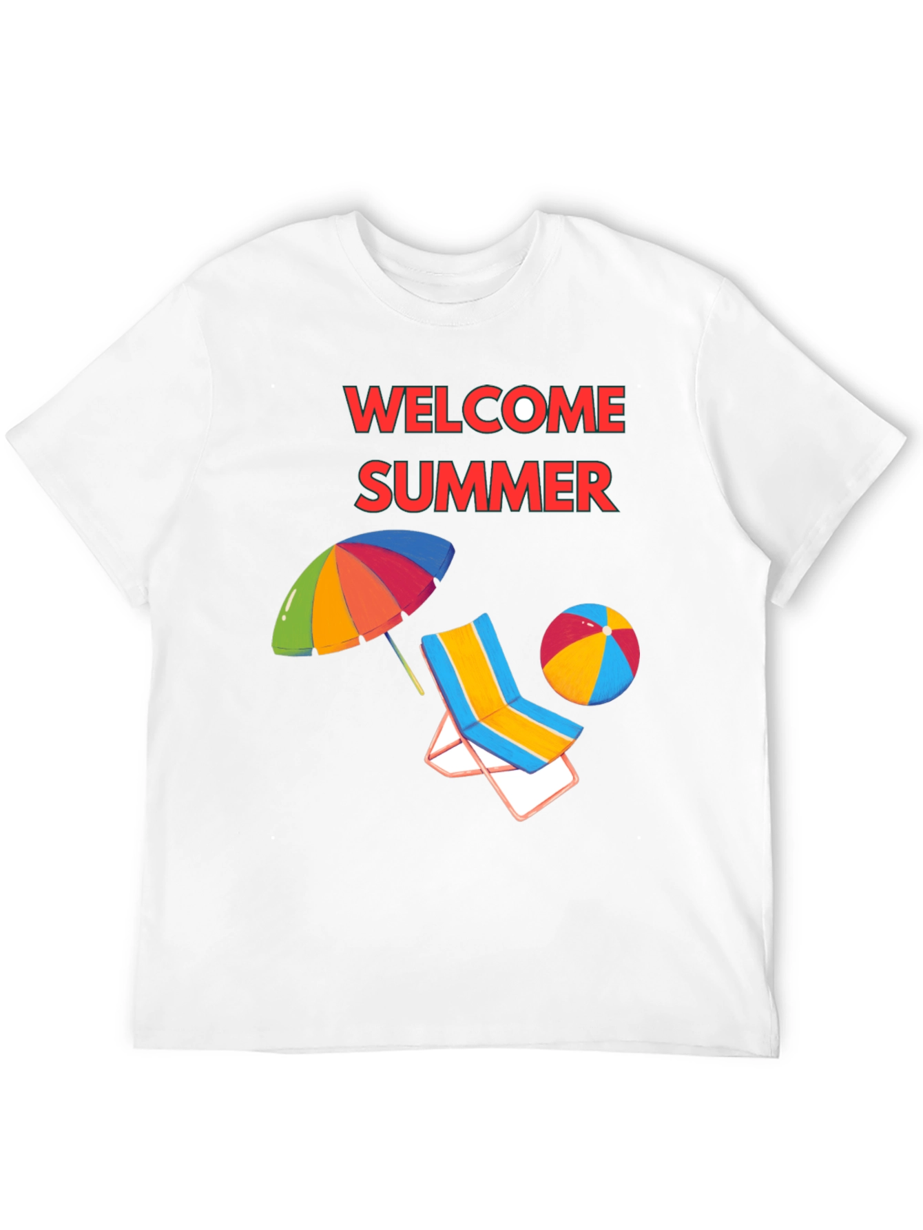 Welcome Summer Black T-Shirt