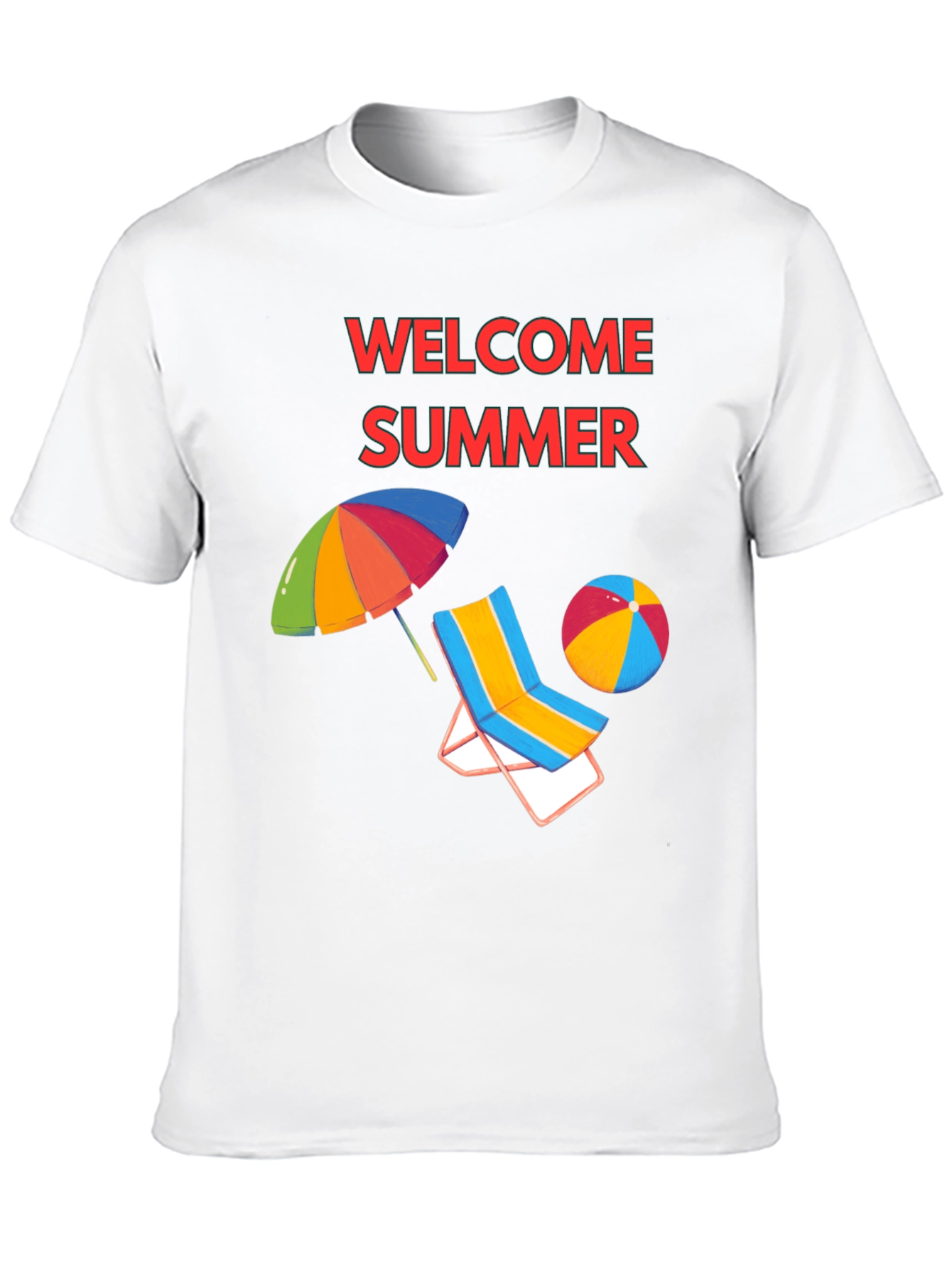 Welcome Summer Black T-Shirt