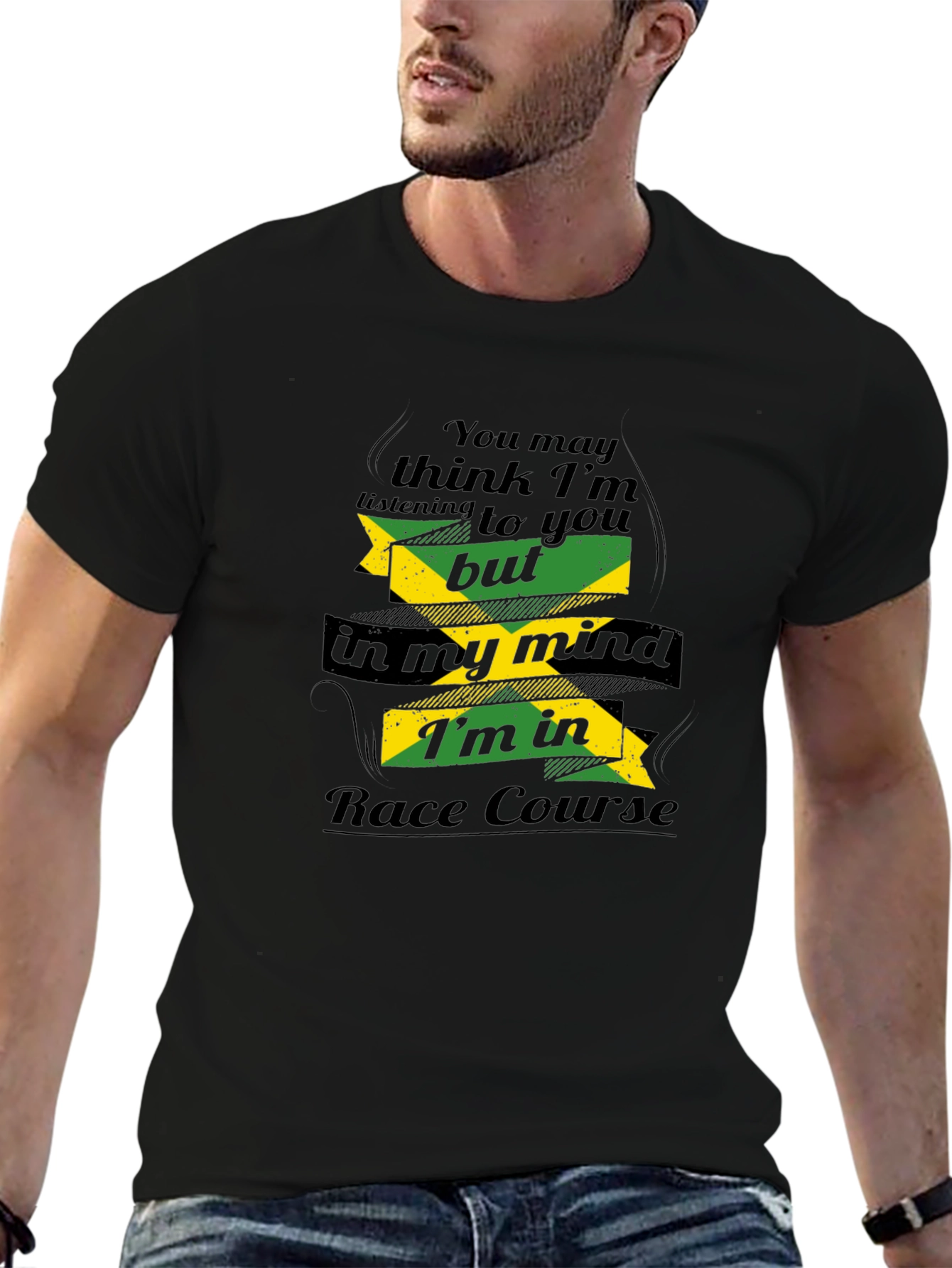 Funny Jamaica Race Course T-Shirt - Minds Elsewhere!