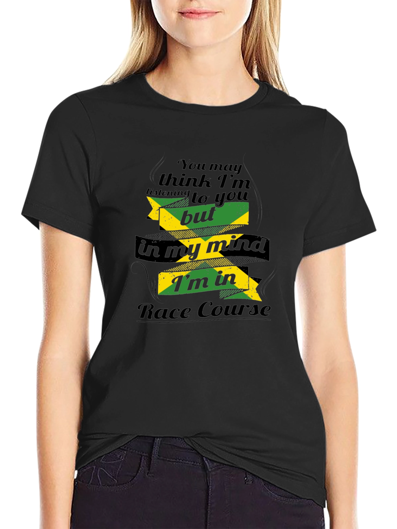 Funny Jamaica Race Course T-Shirt - Minds Elsewhere!