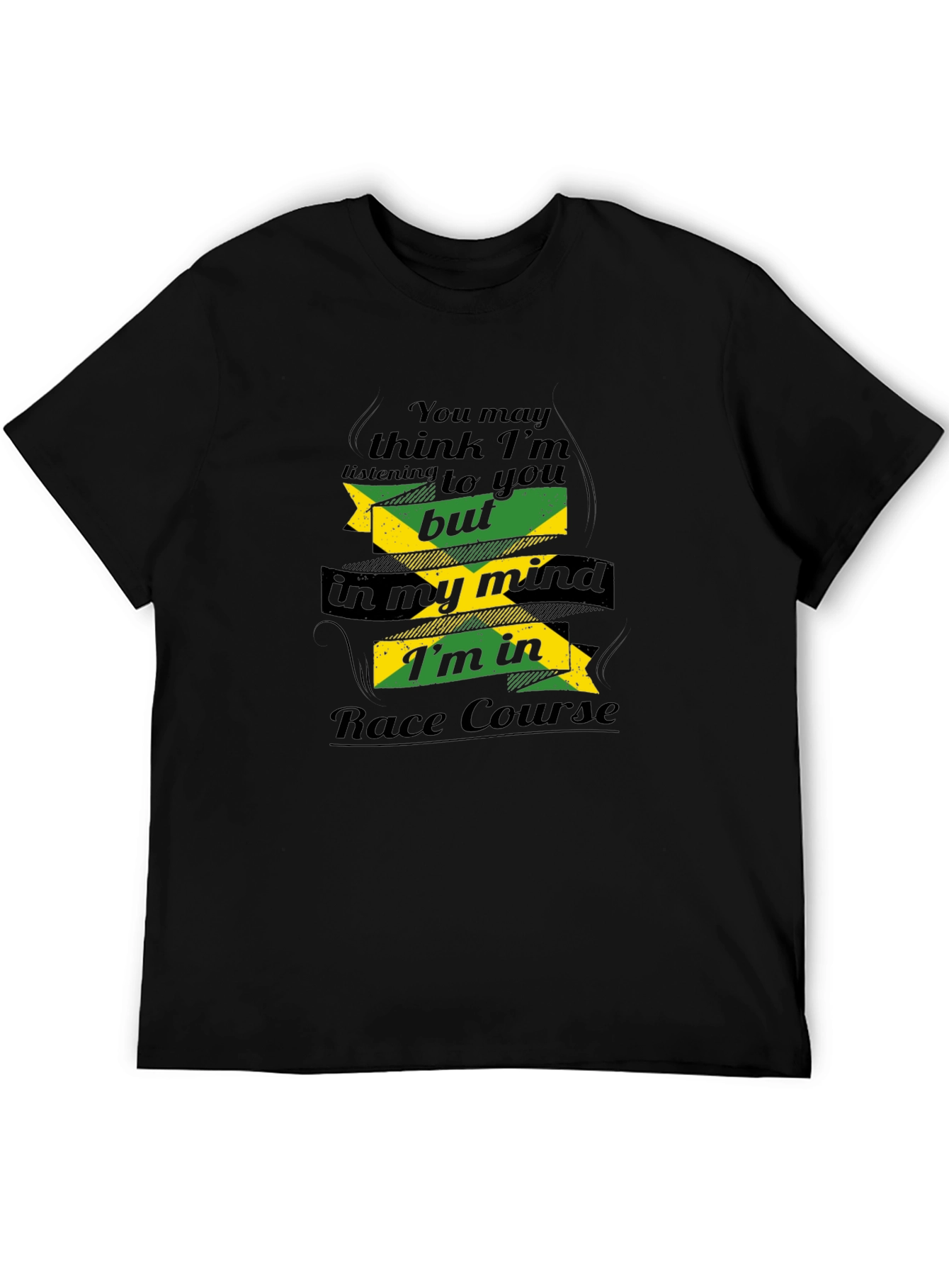Funny Jamaica Race Course T-Shirt - Minds Elsewhere!