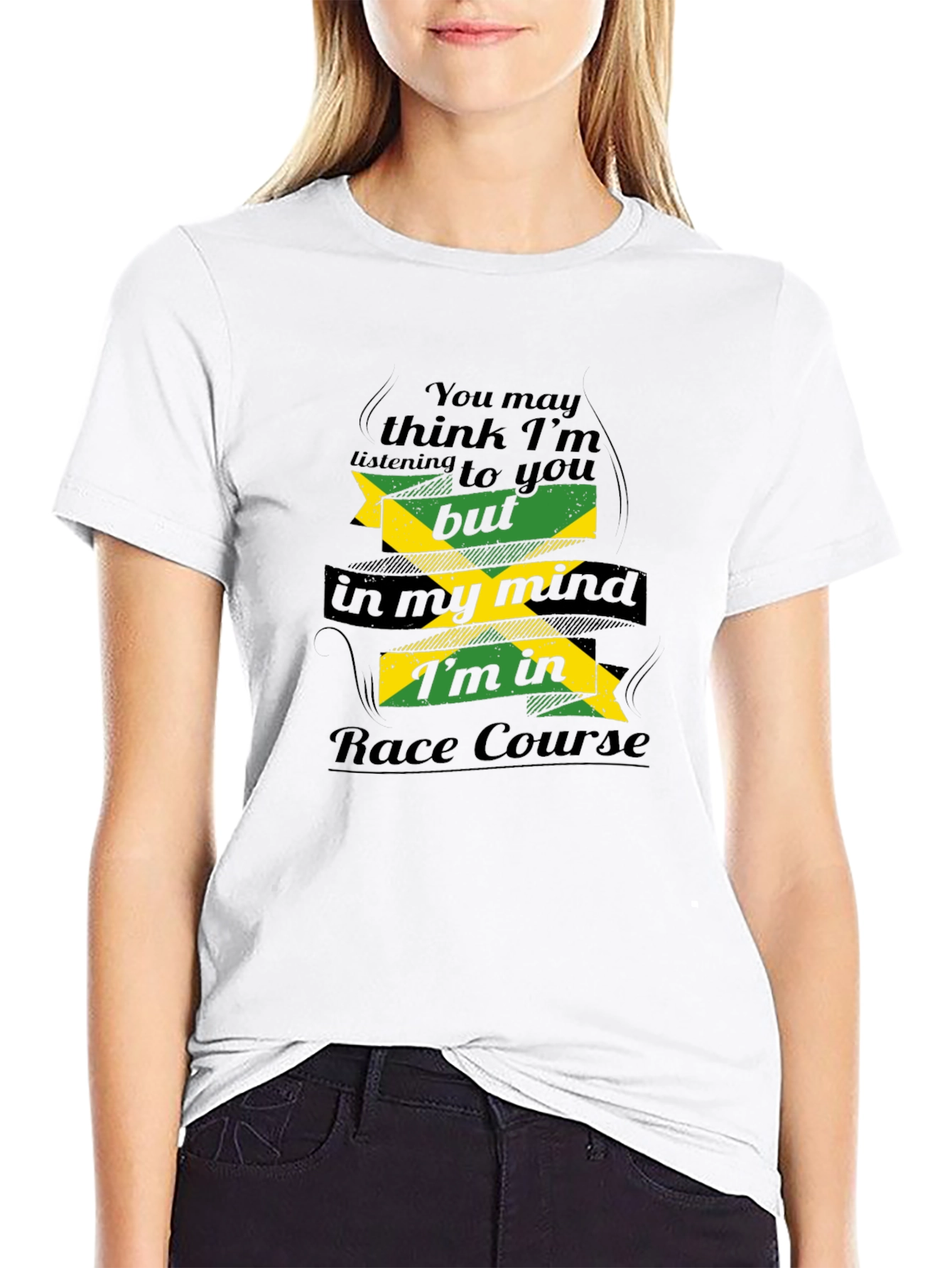 Funny Jamaica Race Course T-Shirt - Minds Elsewhere!
