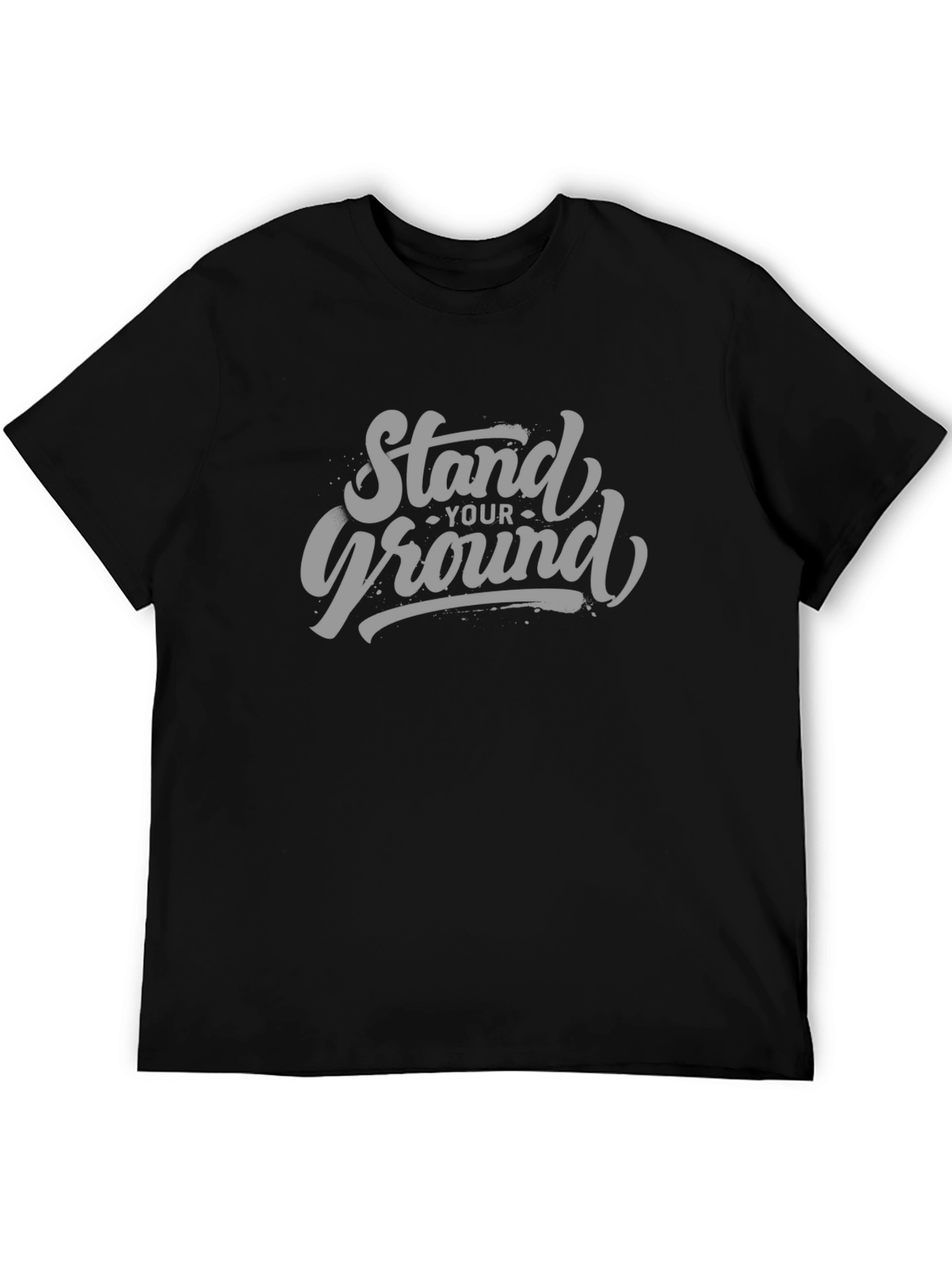 Stand Your Ground Graphic Tee - Black