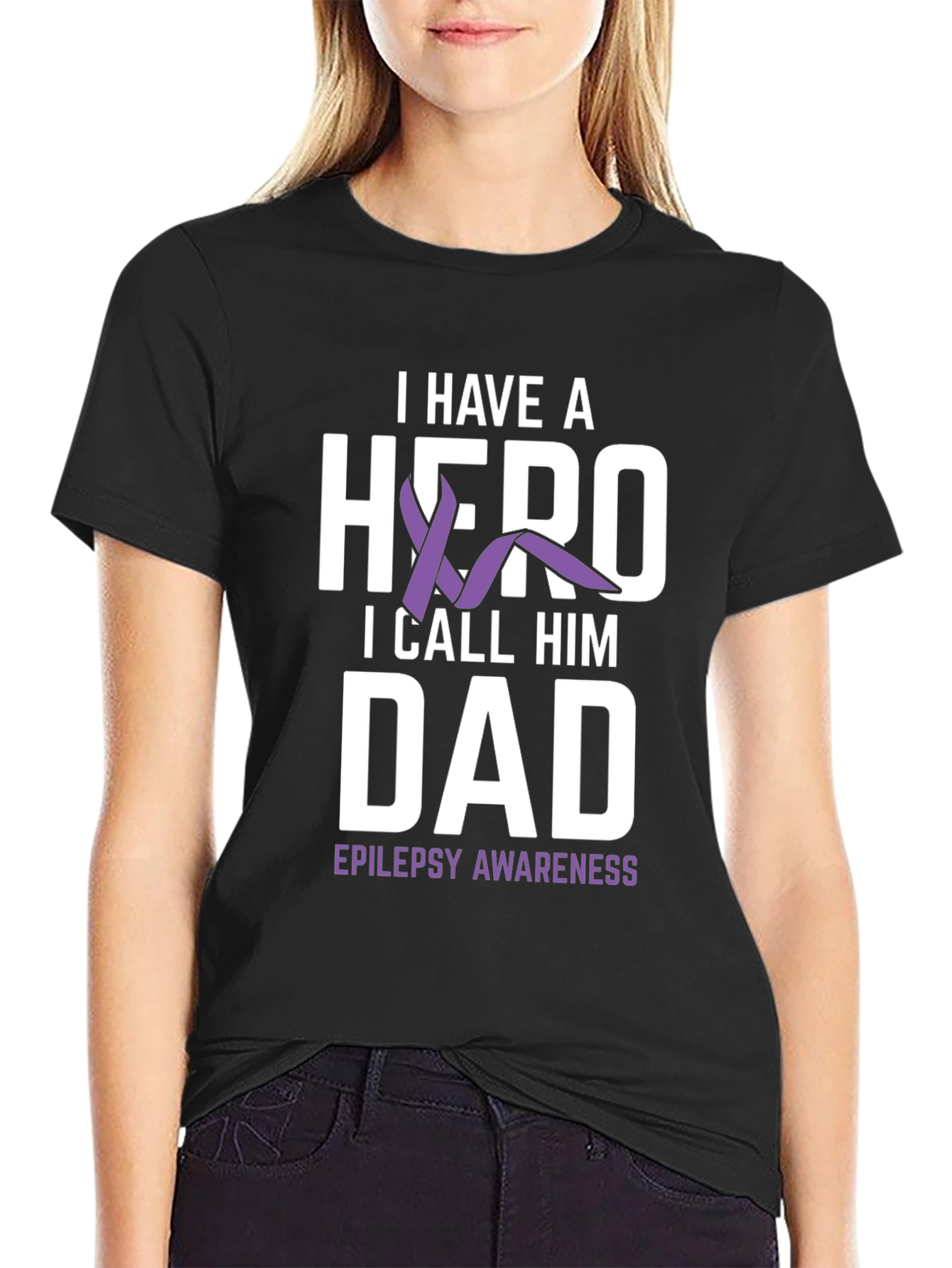 Epilepsy Awareness Hero Dad T-Shirt