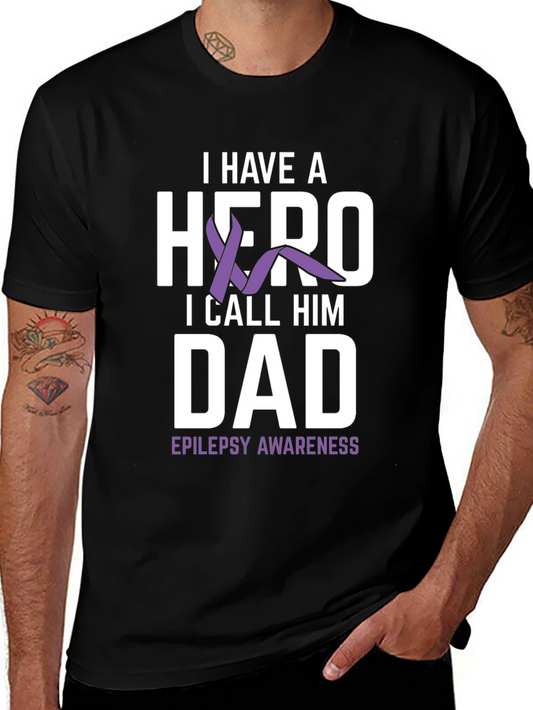 Epilepsy Awareness Hero Dad T-Shirt