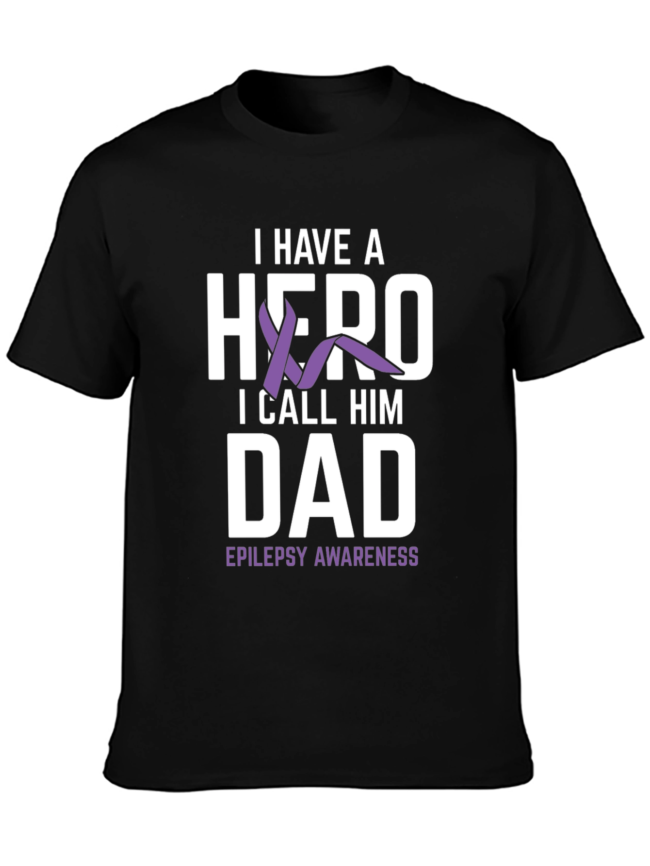 Epilepsy Awareness Hero Dad T-Shirt