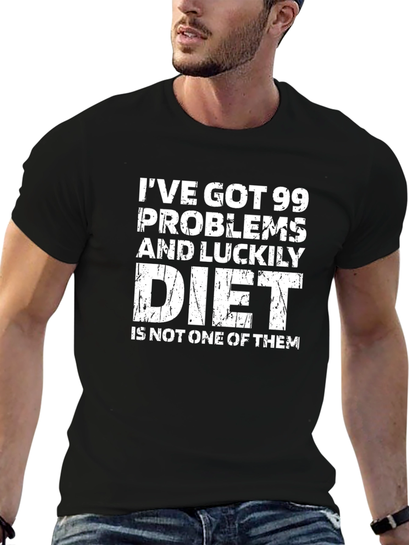 99 Problems Diet T-Shirt - Funny Workout Tee
