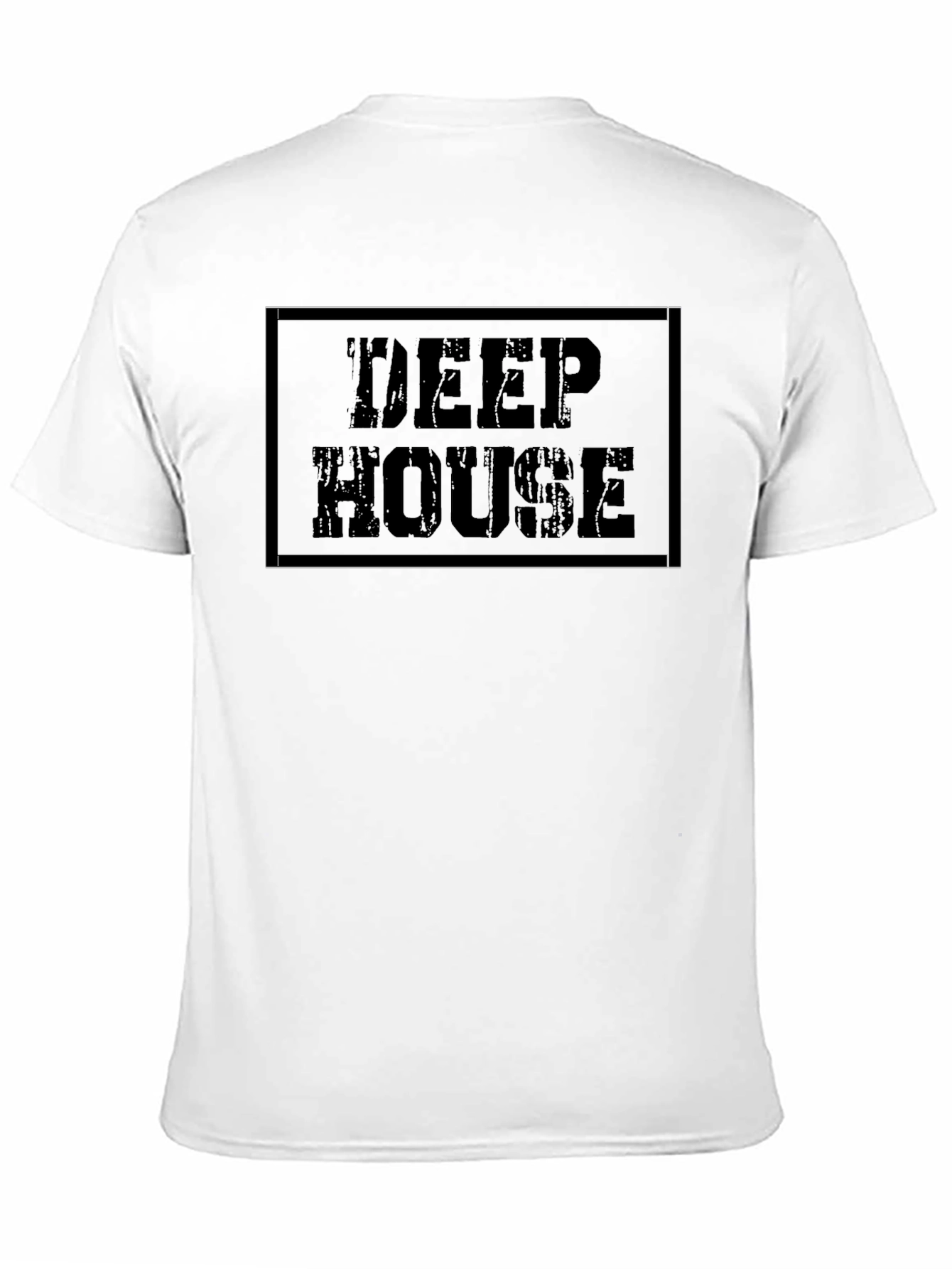 Deep House Music T-Shirt - Black Cotton Tee