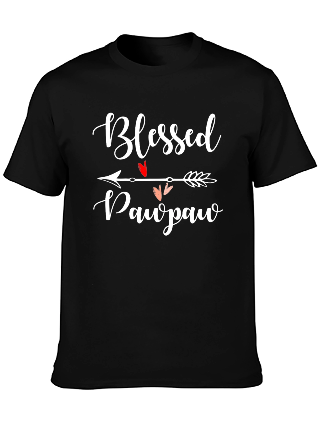 Blessed Pawpaw T-Shirt - Arrow Heart Design