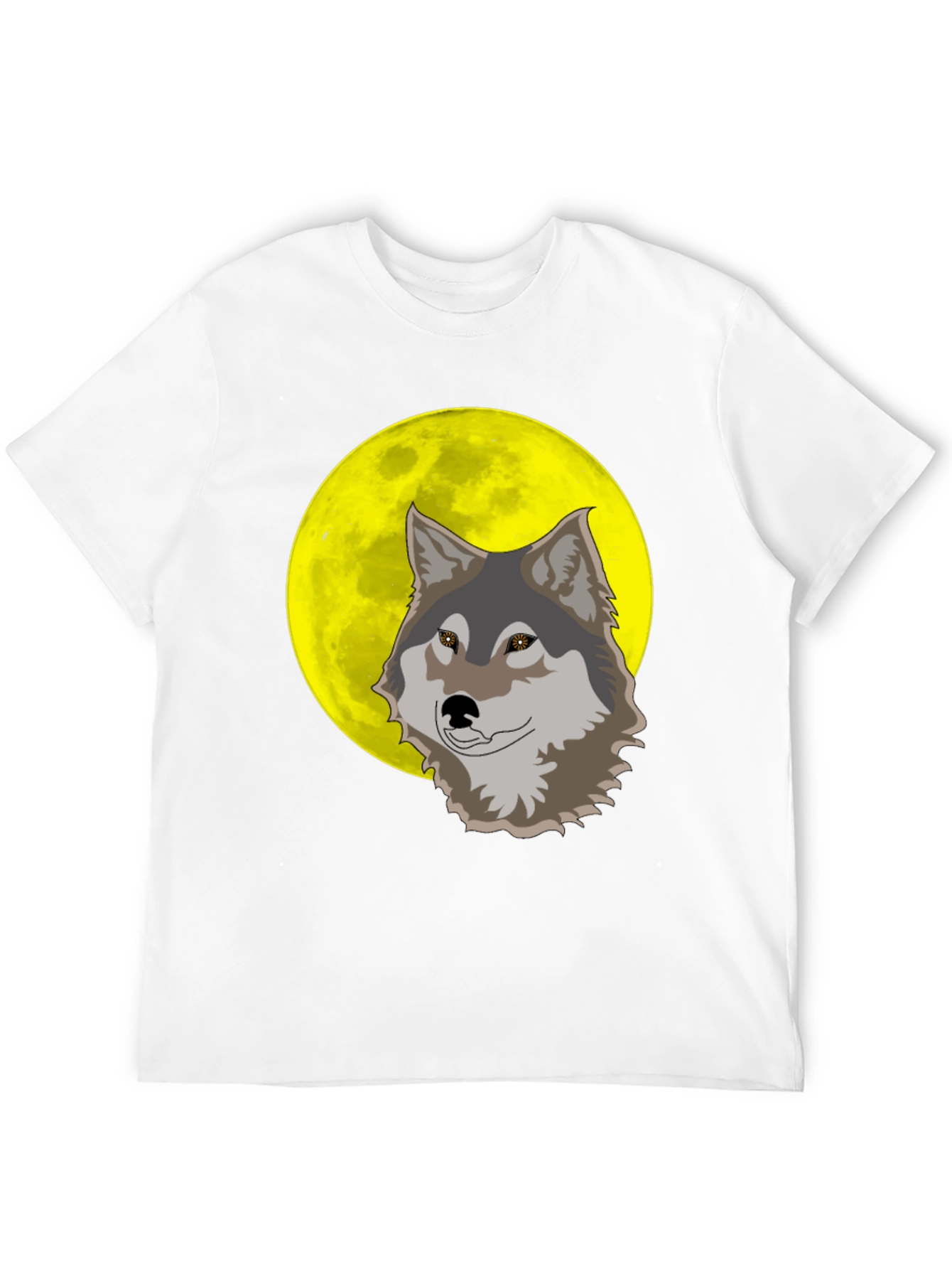 Wolf Moon Graphic T-Shirt - Mens Black Tee