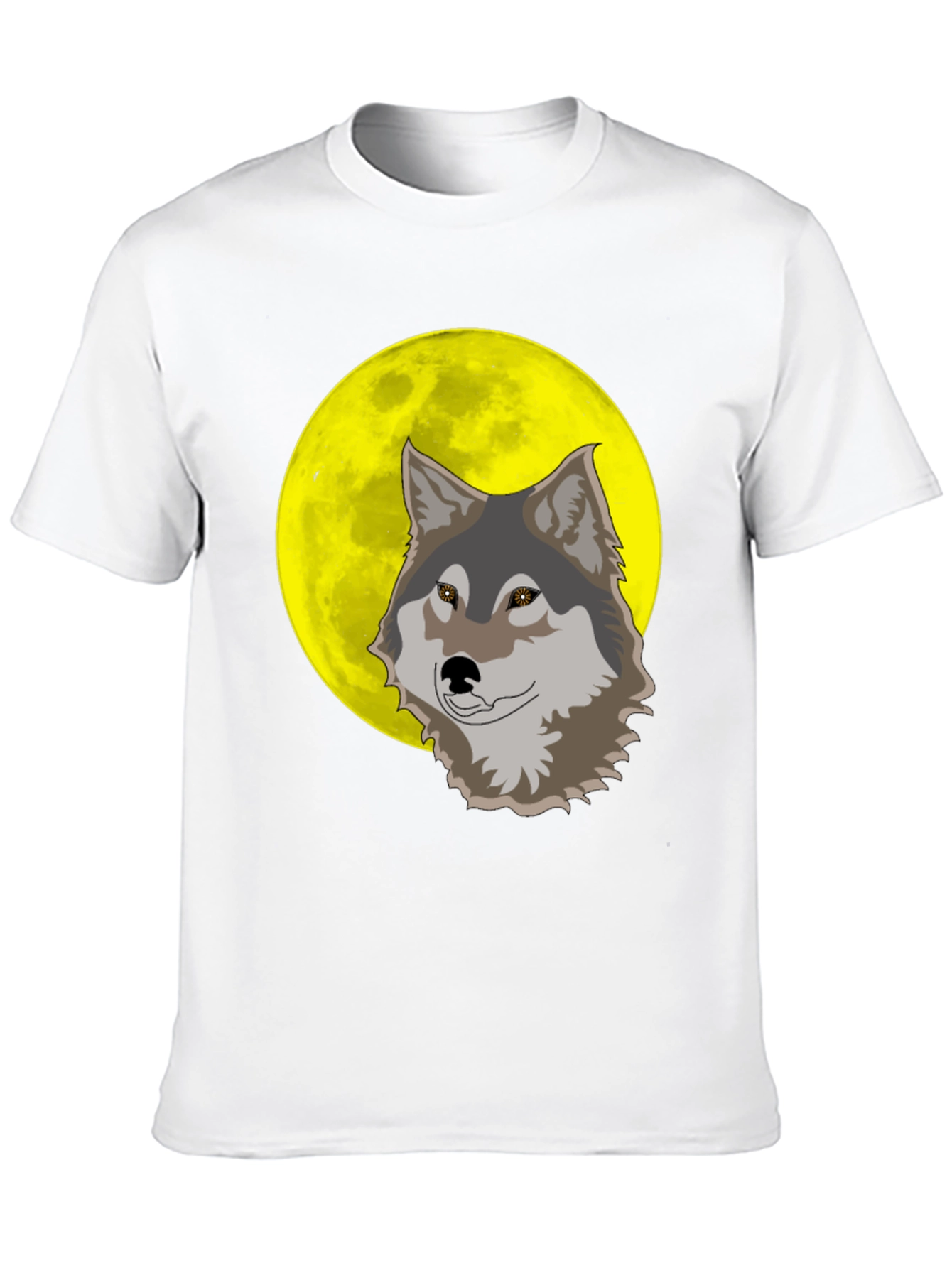 Wolf Moon Graphic T-Shirt - Mens Black Tee