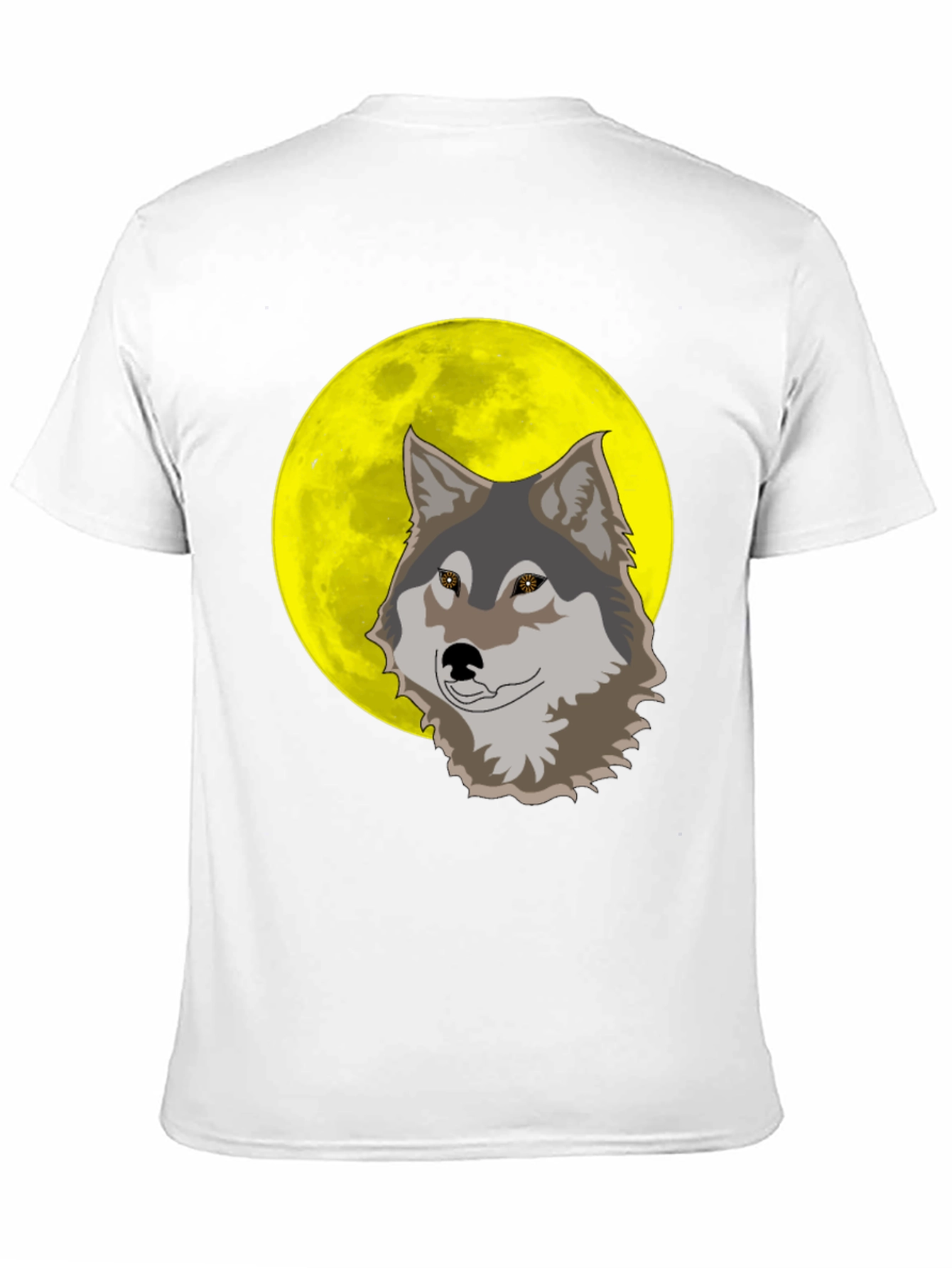 Wolf Moon Graphic T-Shirt - Mens Black Tee