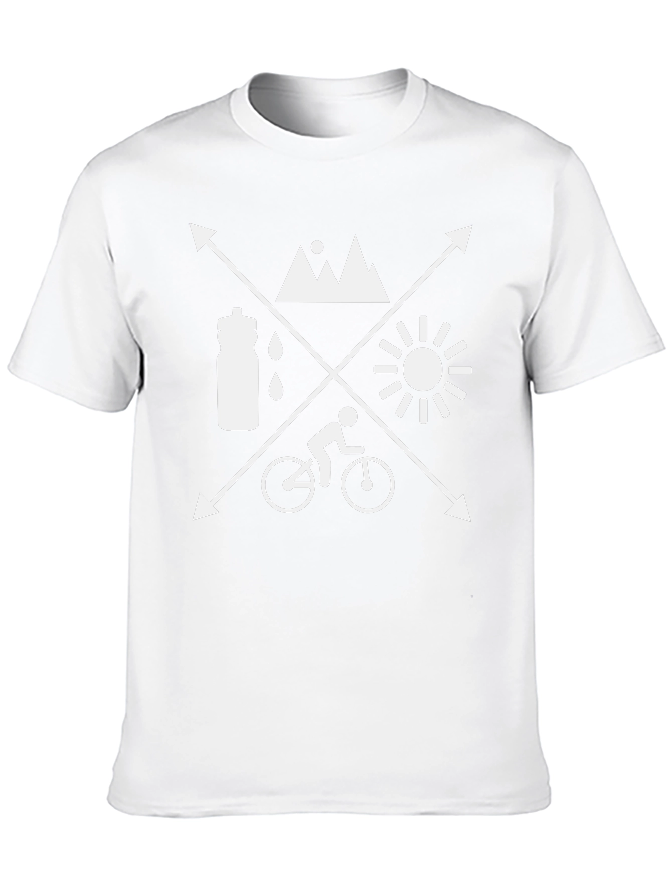 Mountain Biking Adventure T-Shirt - Black