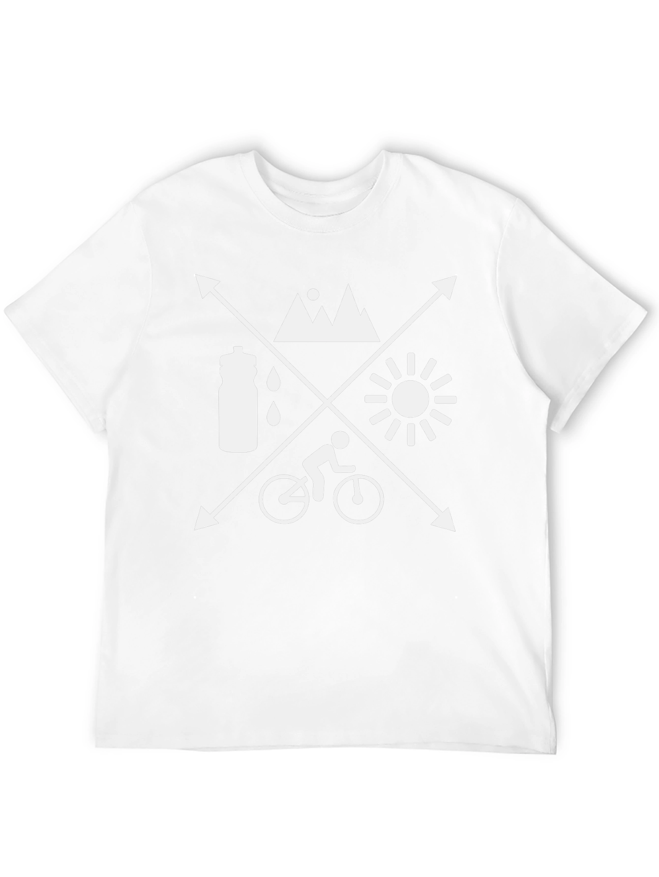 Mountain Biking Adventure T-Shirt - Black