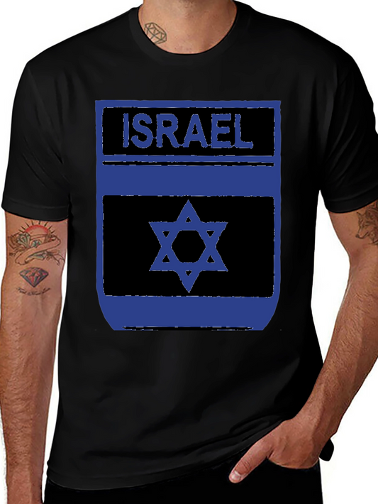 Israel Flag Graphic Tee - Patriotic Shirt