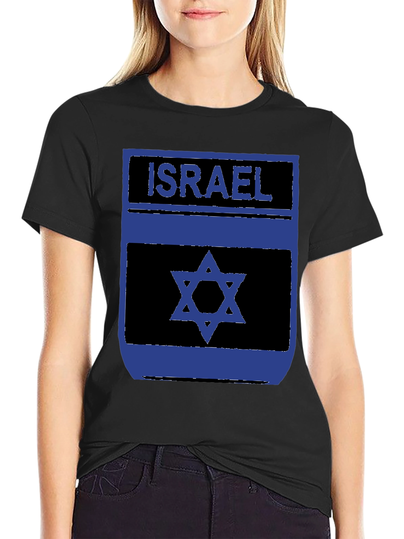Israel Flag Graphic Tee - Patriotic Shirt