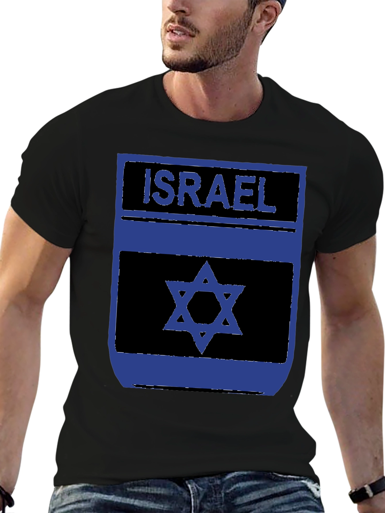 Israel Flag Graphic Tee - Patriotic Shirt